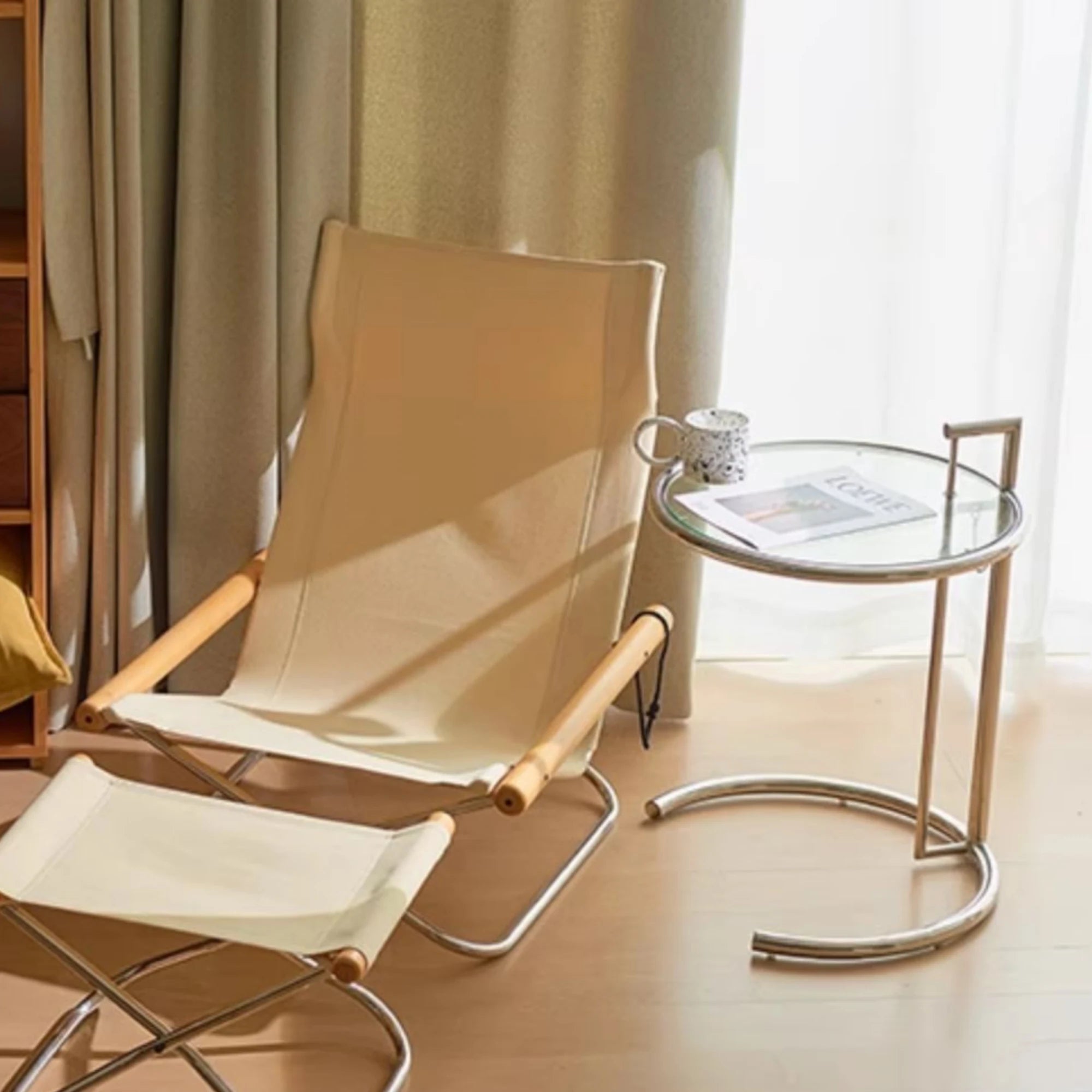 MODE Eileen Gray Glass Side Table Replica