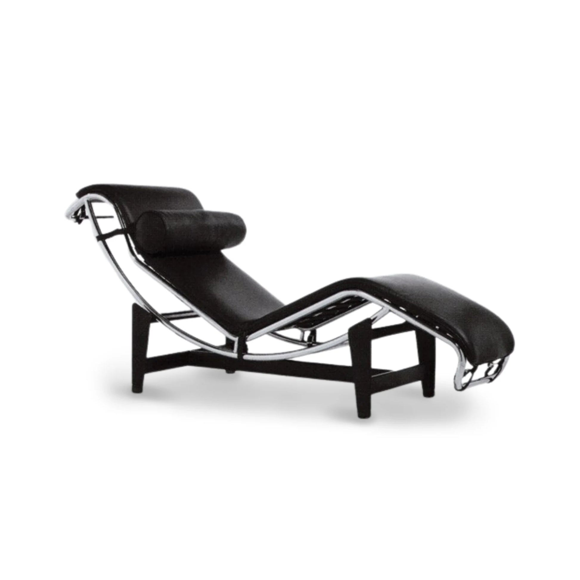MODE Le Corbusier LC4 Chaise Lounge Replica, Faux Leather