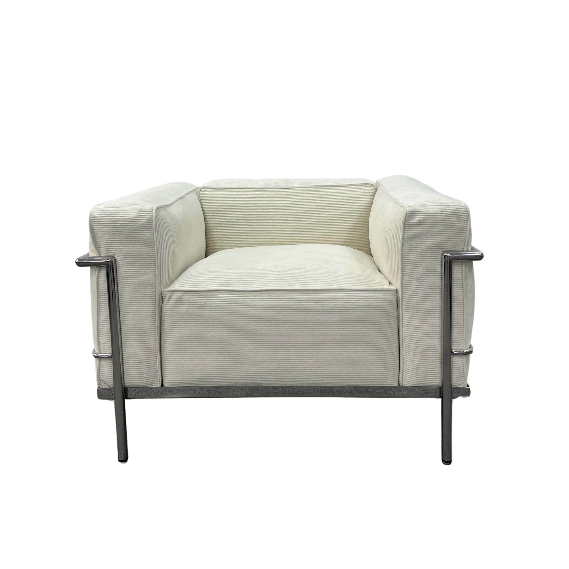 MODE Le Corbusier LC3 Sofa Replica 1-Seater Beige, Furniture