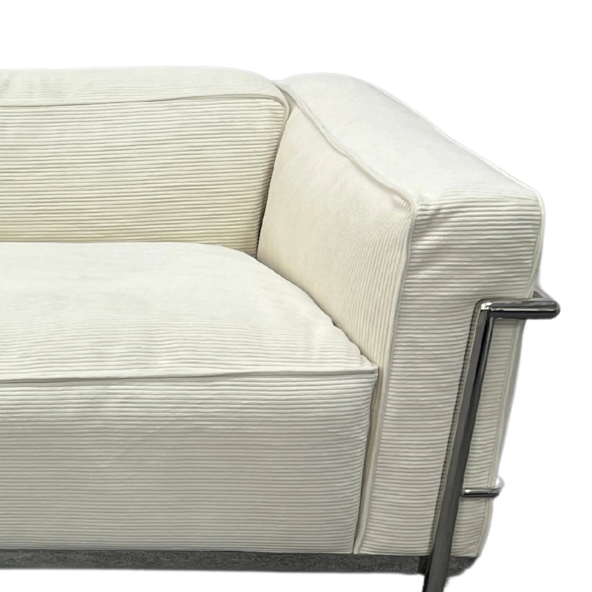 MODE Le Corbusier LC3 Sofa Replica, 2-Seater, White
