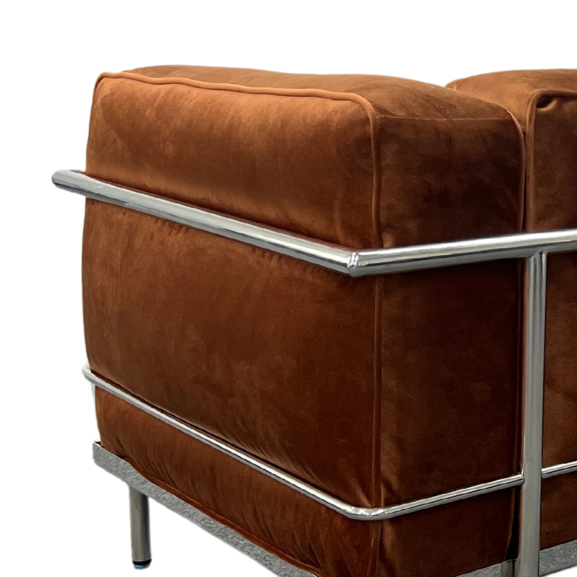 MODE Le Corbusier LC3 Sofa Replica, 3-Seater, Brown