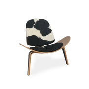 MODE Hans Wegner Shell Chair CH07 Replica, Cowhide