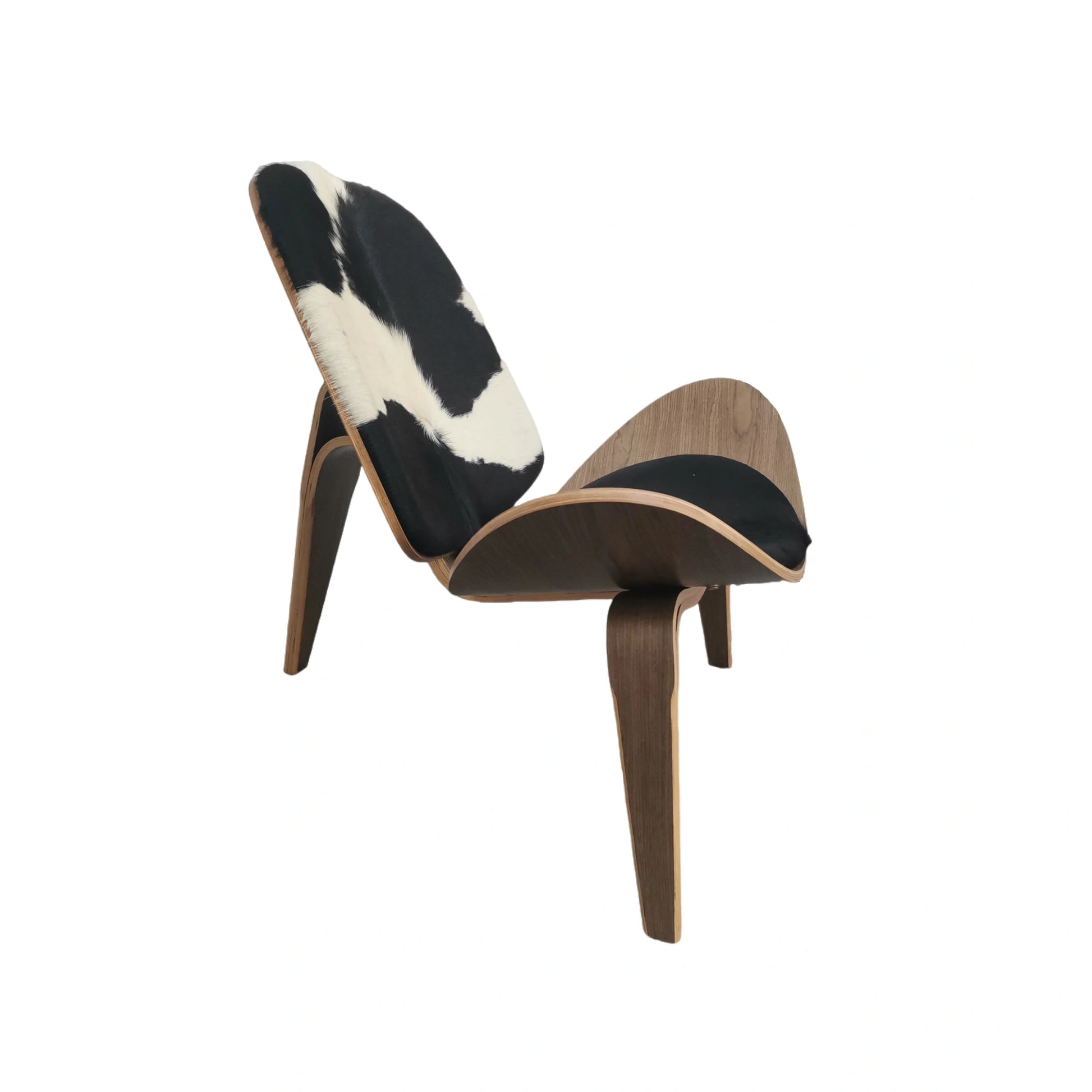 MODE Hans Wegner Shell Chair CH07 Replica, Cowhide