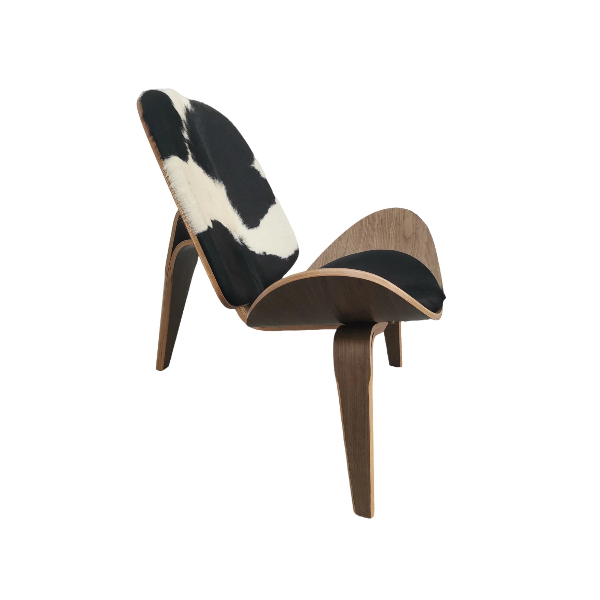 MODE Hans Wegner Shell Chair CH07 Replica, Cowhide