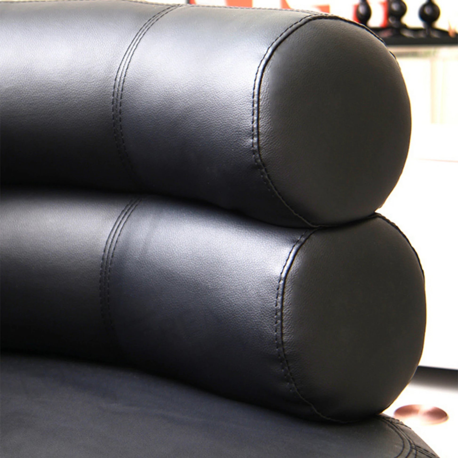 MODE Eileen Gray Bibendum Chair Replica, Black