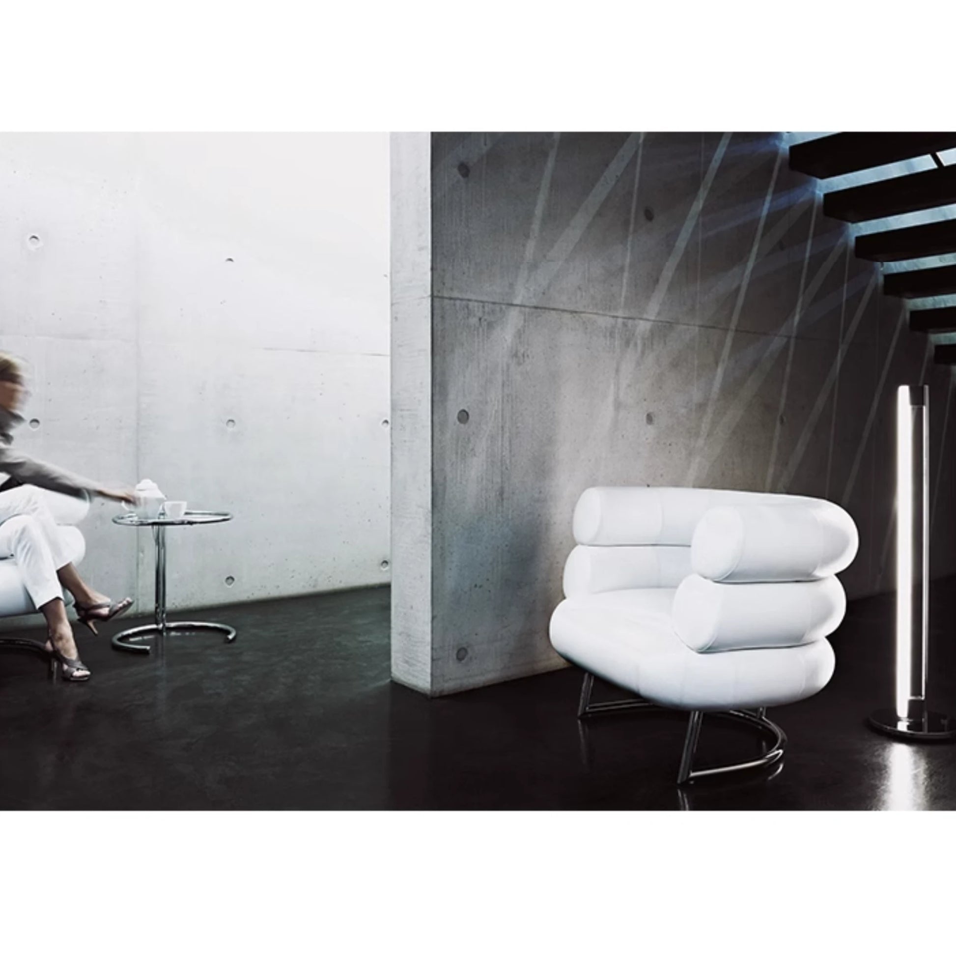MODE Eileen Gray Bibendum Chair Replica, White