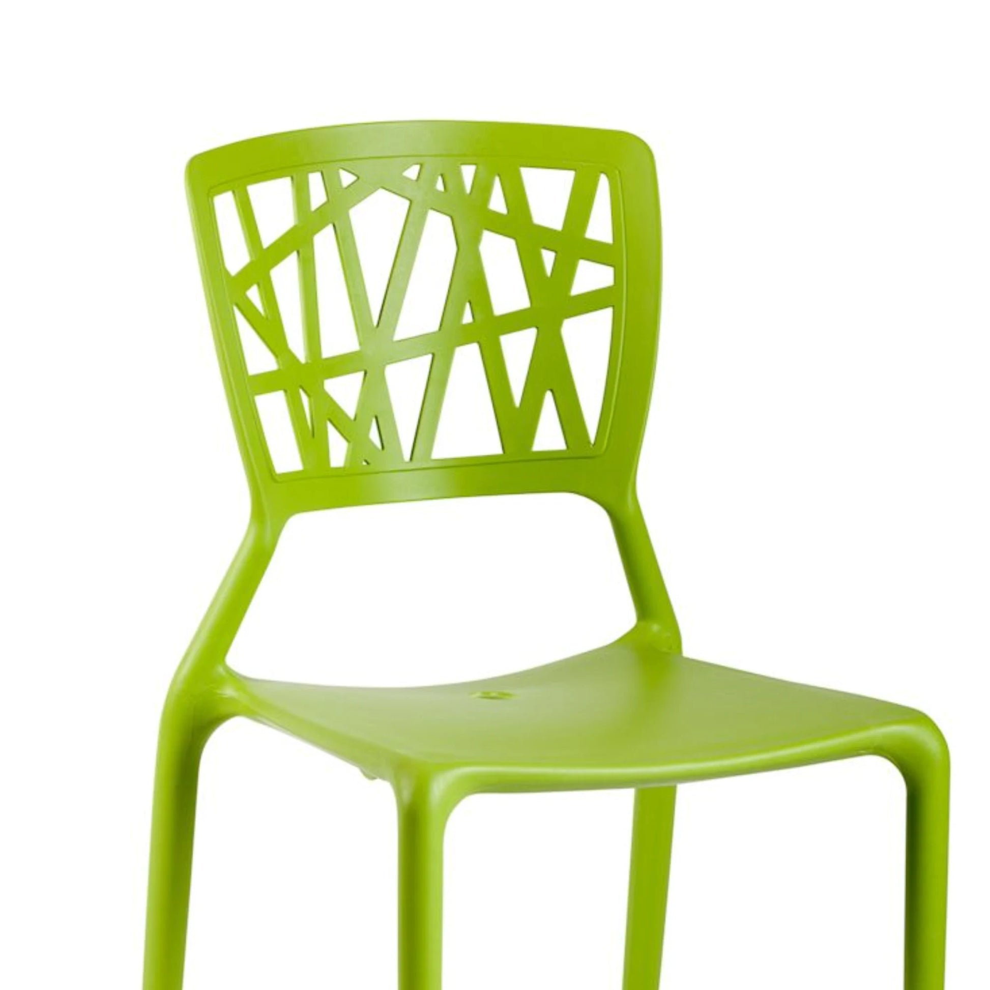 MODE Dondoli Pocci Viento Chair Replica, Green, Set of 2