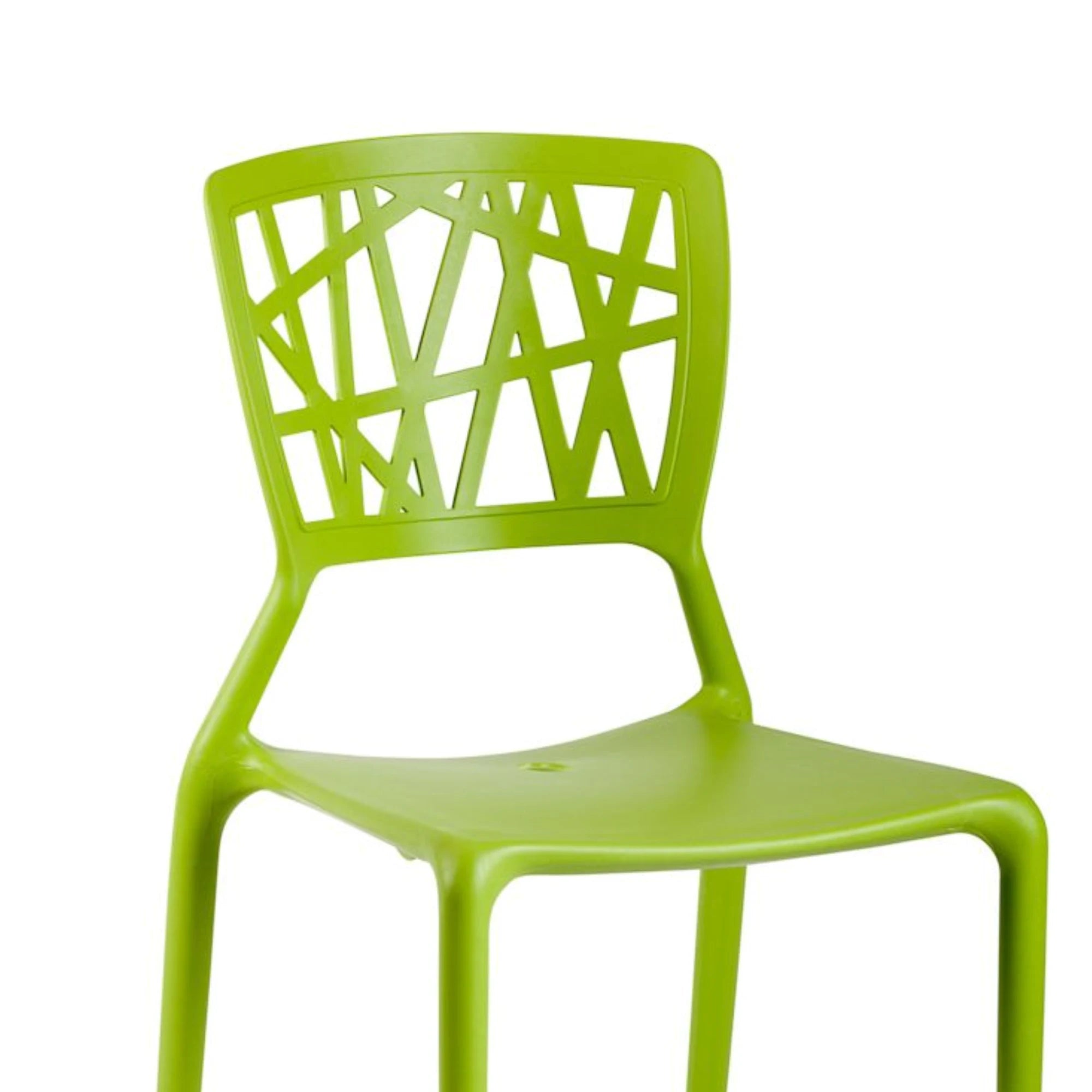 MODE Dondoli Pocci Viento Chair Replica, Green, Set of 2