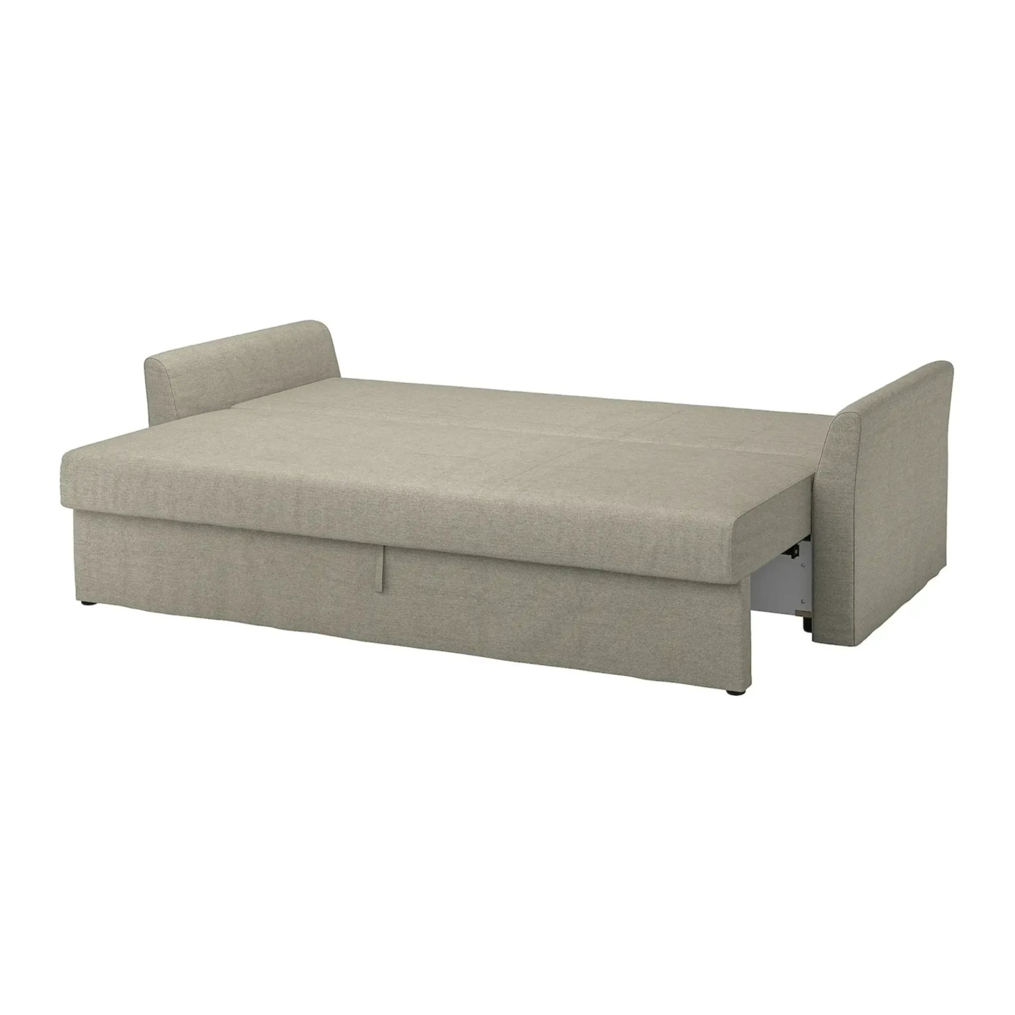 IKEA HOLMSUND 3-seat sofa bed, Borgunda beige