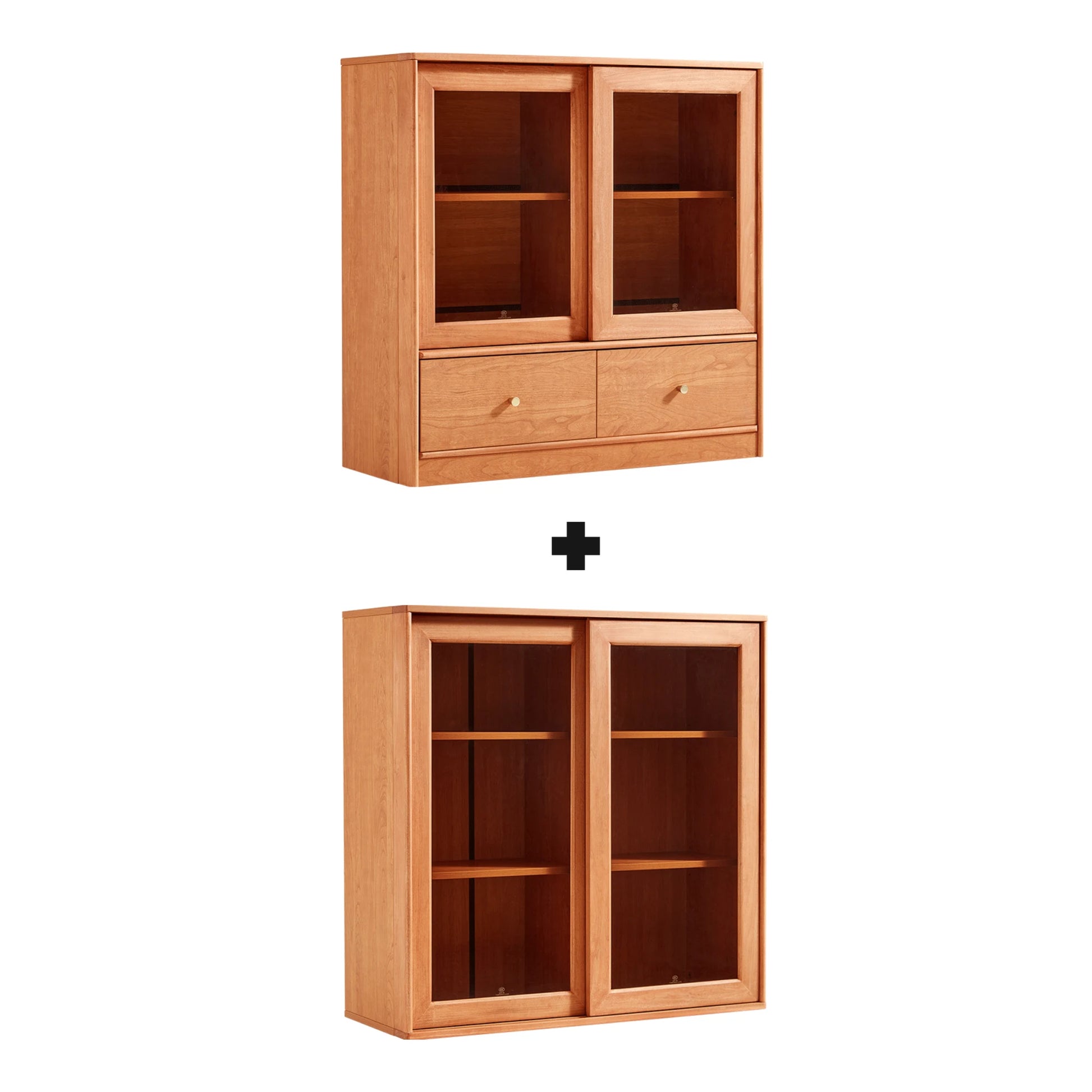 Linspire Verve Set of 2 Modular Storage Cabinet with 2 Drawers