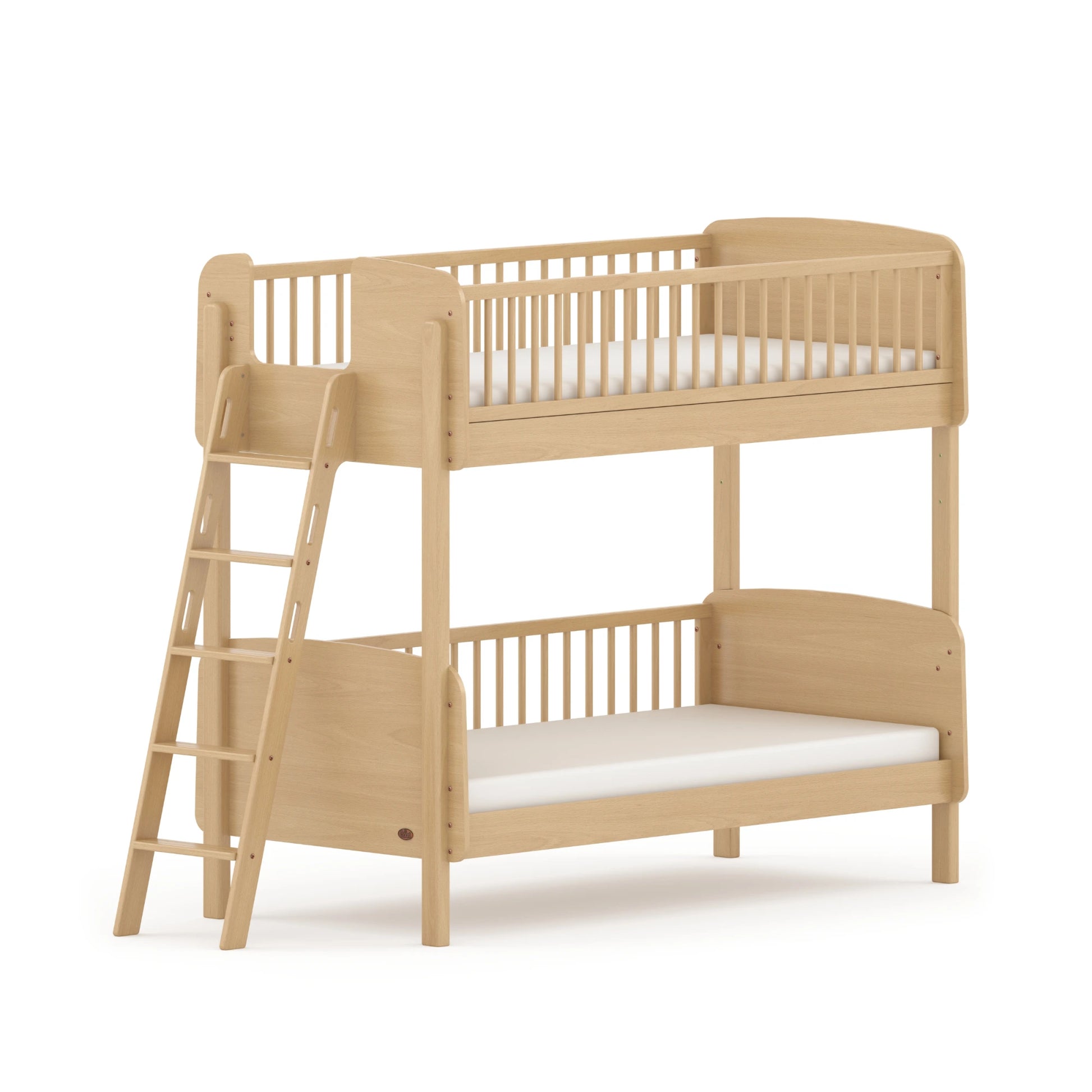 Boori Matilda Kids NZ Single Bunk Bed + Ladder, Beech
