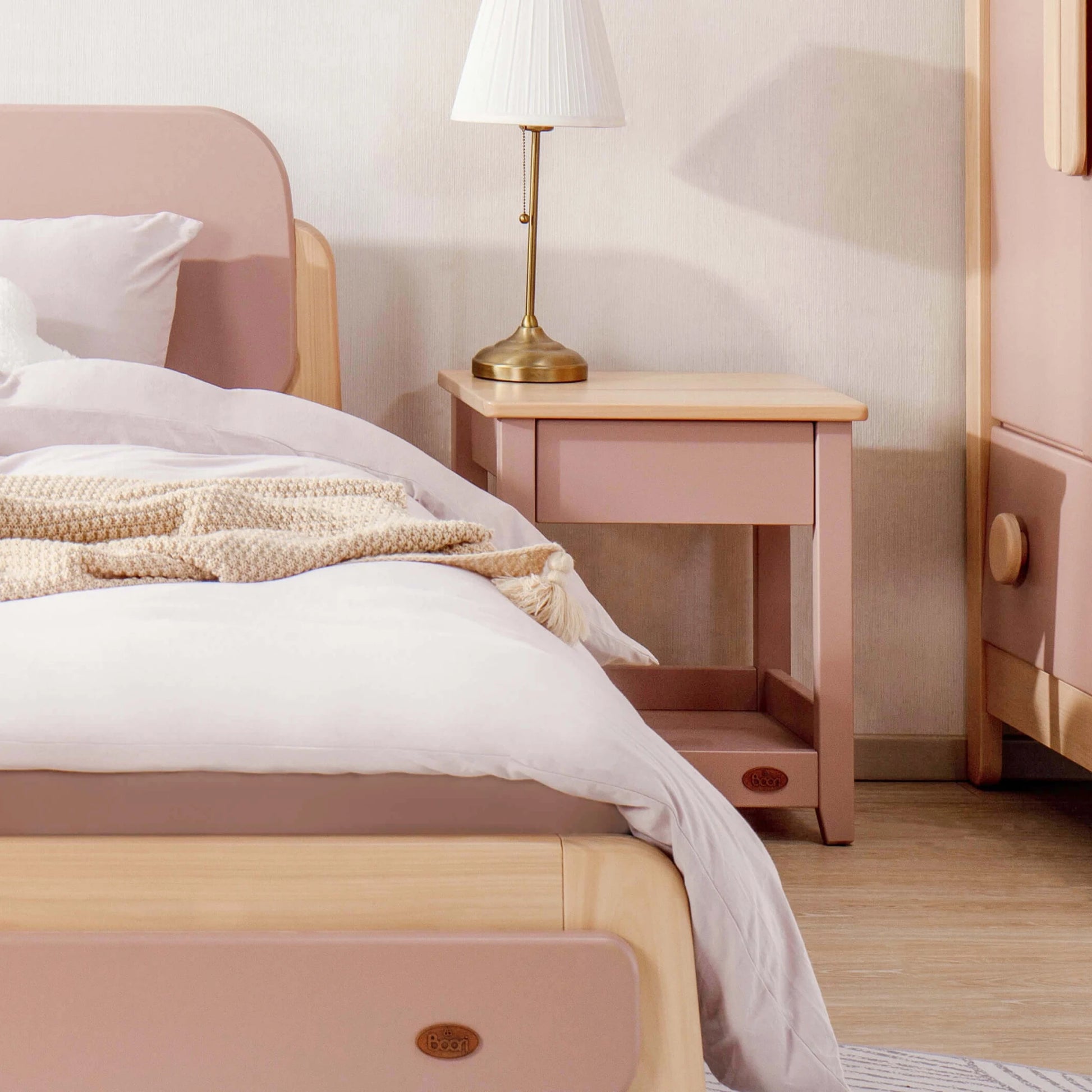 Boori Linear Kids Bedside Table, Cherry