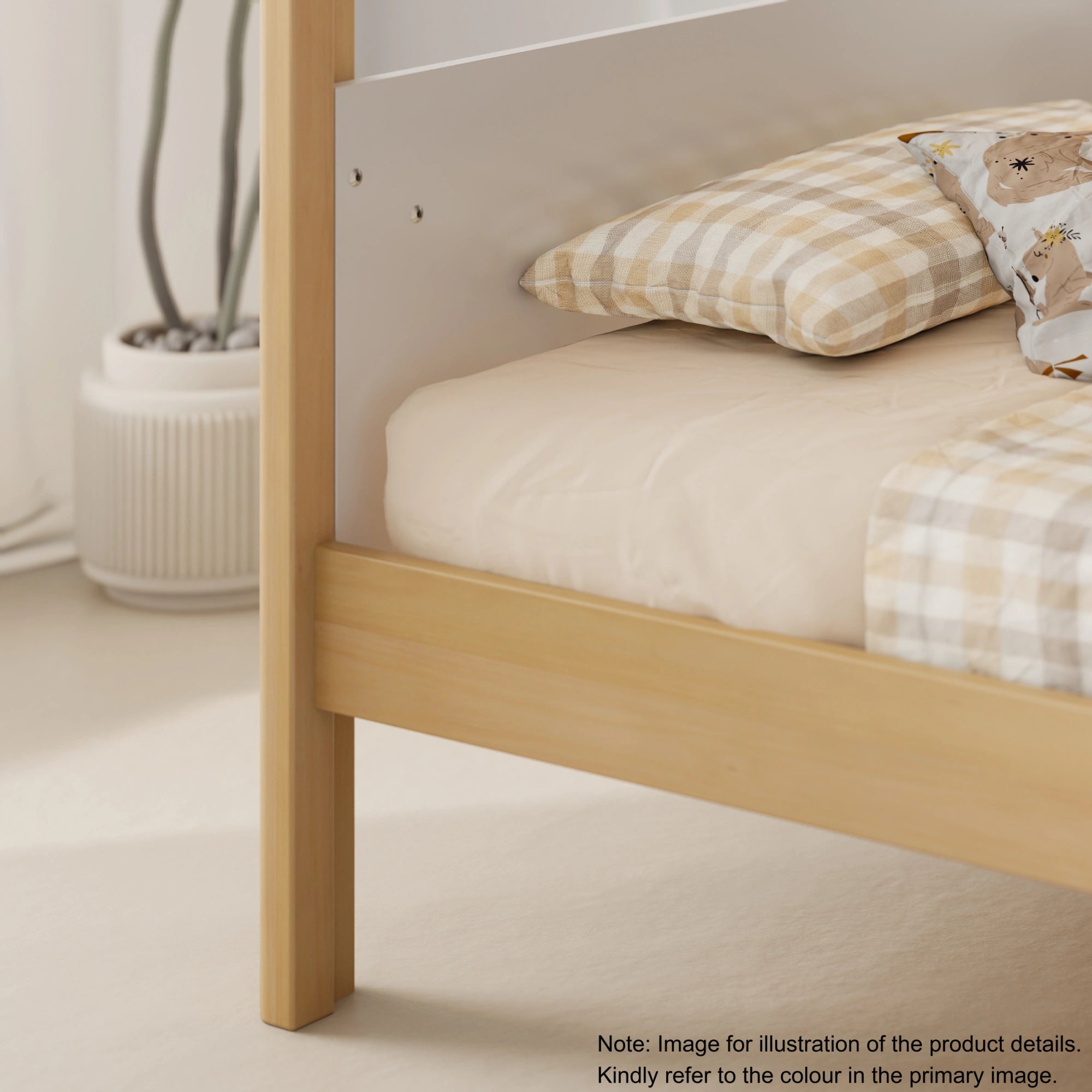 Boori Natty Kids NZ King Single Loft Bed + Ladder, Barley