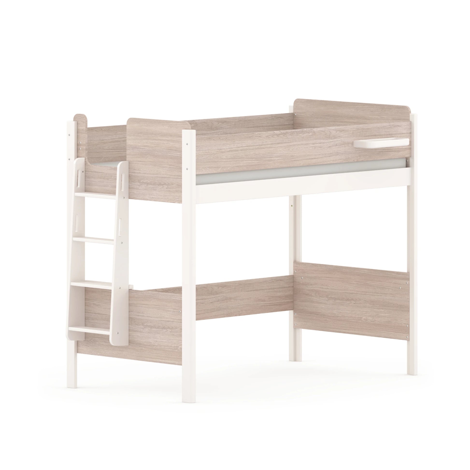 Boori Natty Kids NZ King Single Loft Bed + Ladder, Oak