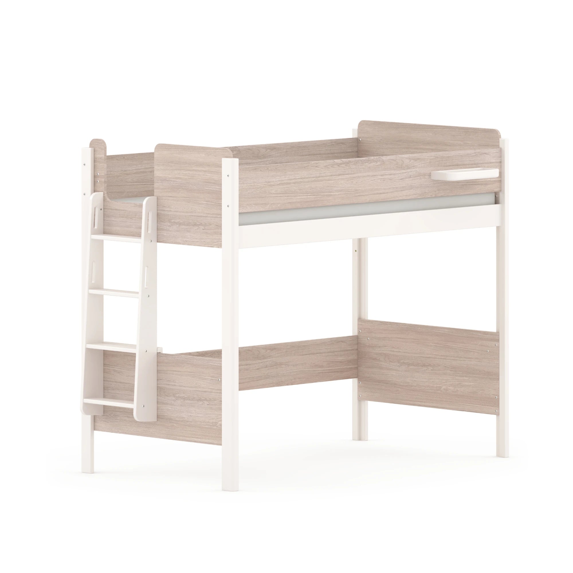Boori Natty Kids NZ King Single Loft Bed + Ladder, Oak