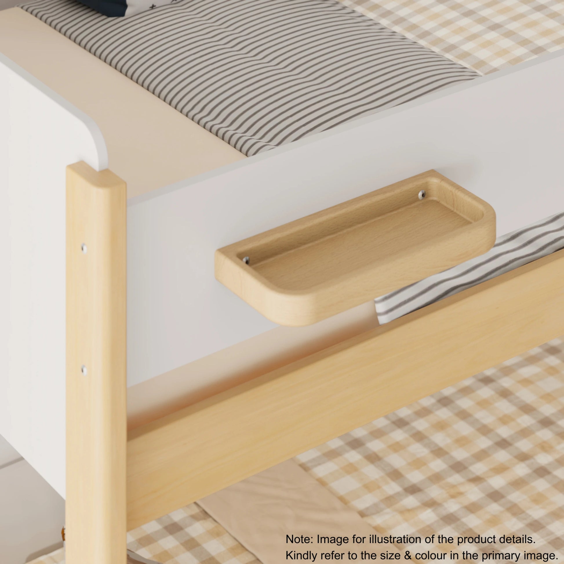 Boori Natty Kids NZ King Single Loft Bed + Ladder, Oak