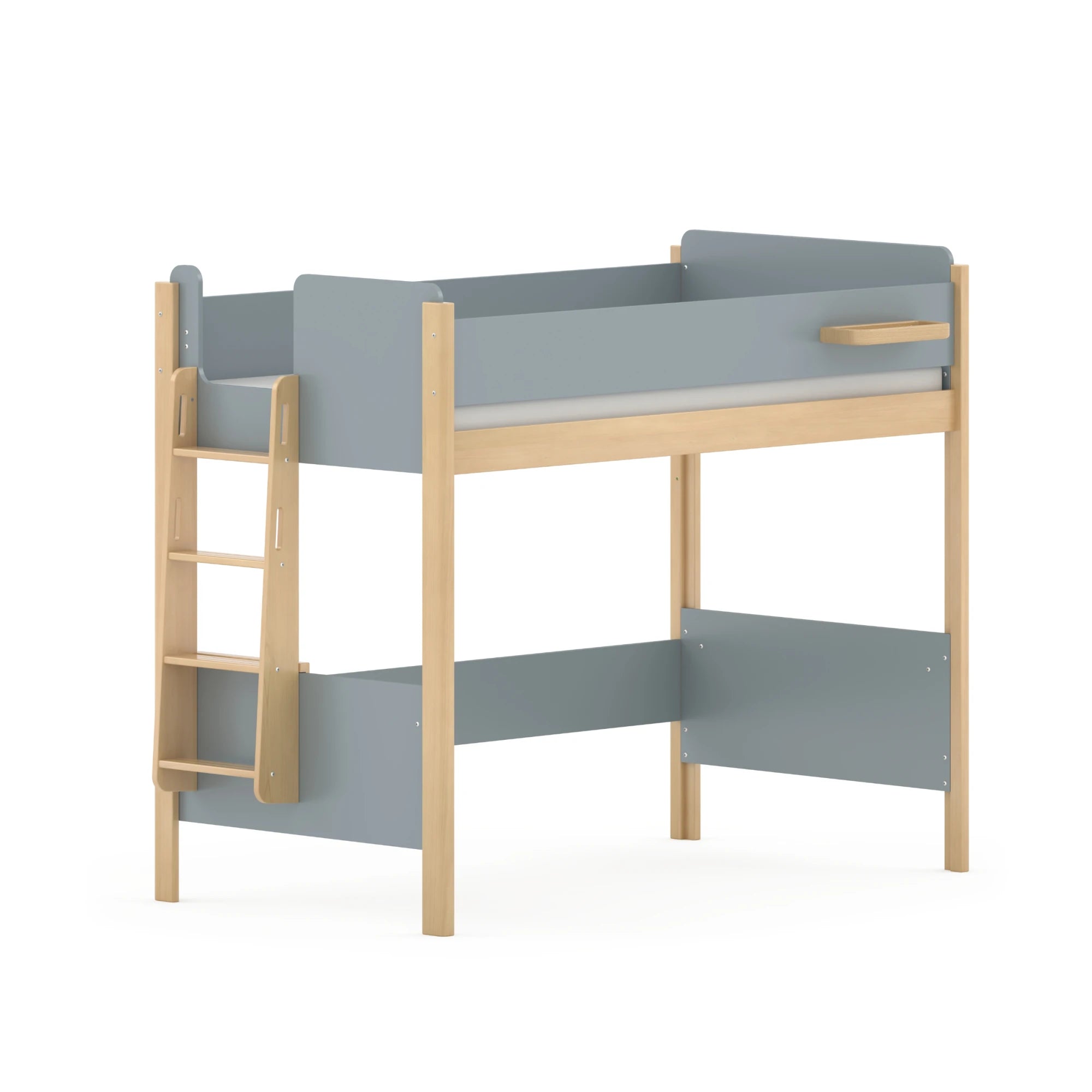 Boori Natty Kids NZ King Single Loft Bed + Ladder, Blueberry