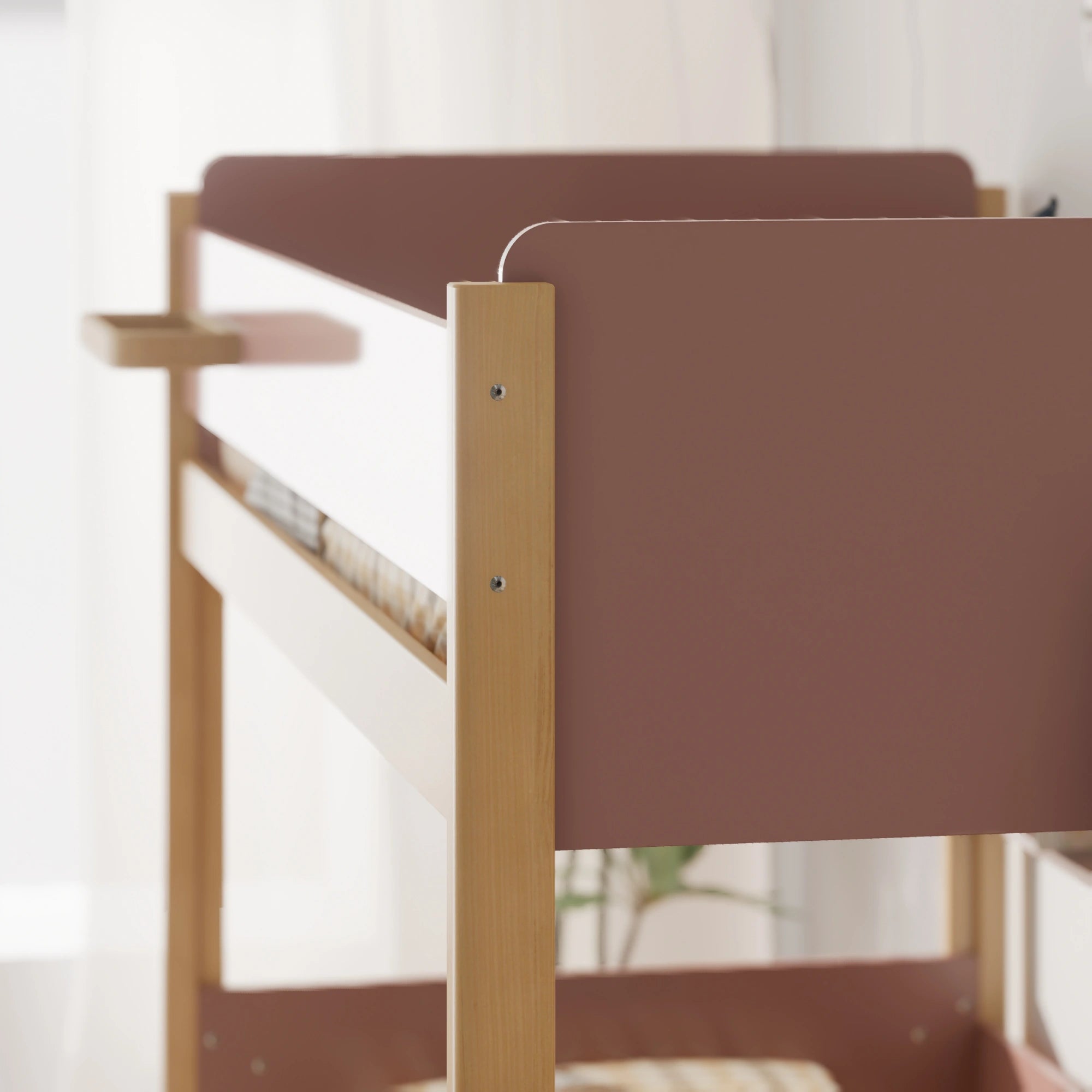 Boori Natty Kids NZ King Single Loft Bed + Ladder, Cherry