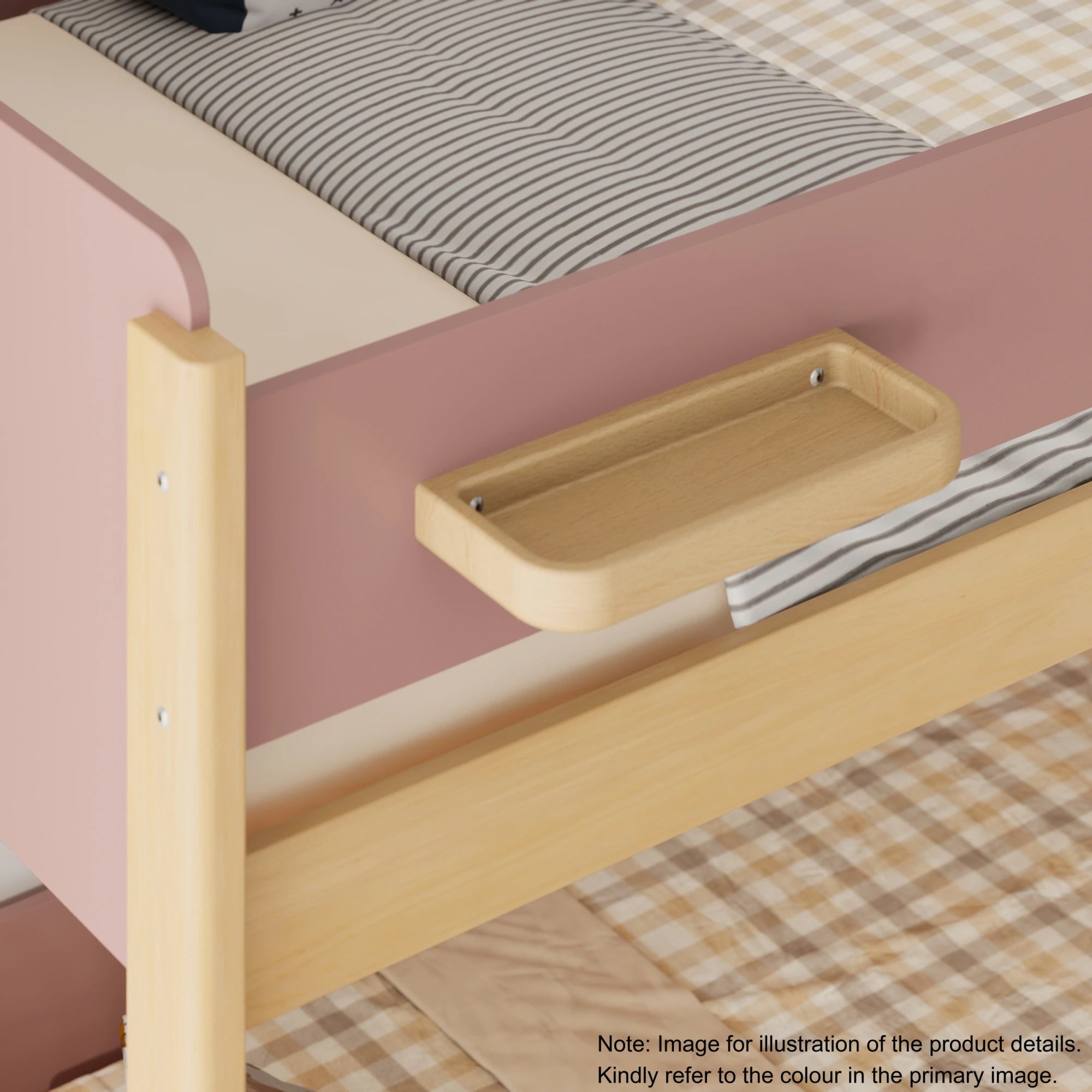 Boori Natty Kids NZ King Single Loft Bed + Ladder, Cherry