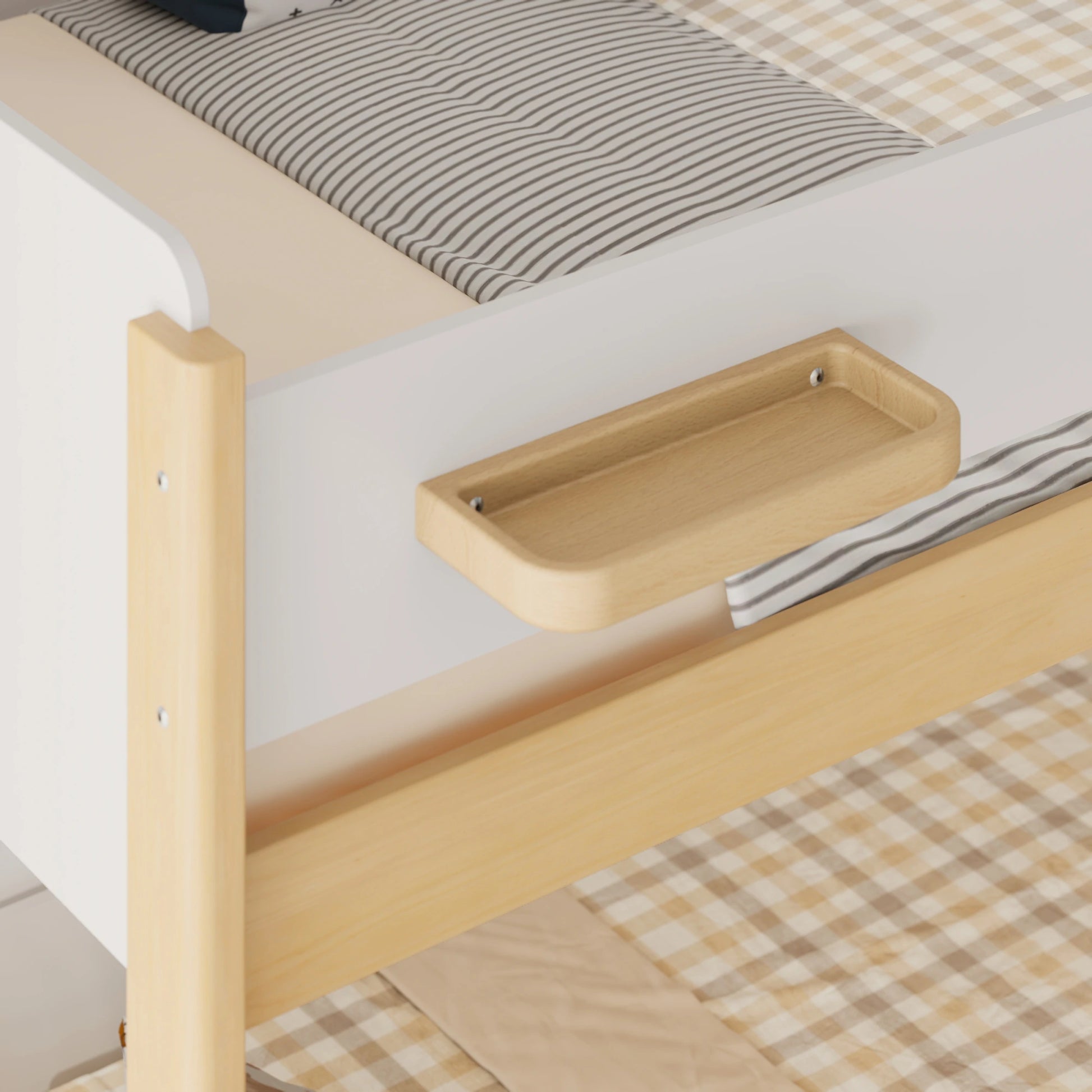 Boori Natty Kids NZ King Single Bunk Bed + Ladder, Barley