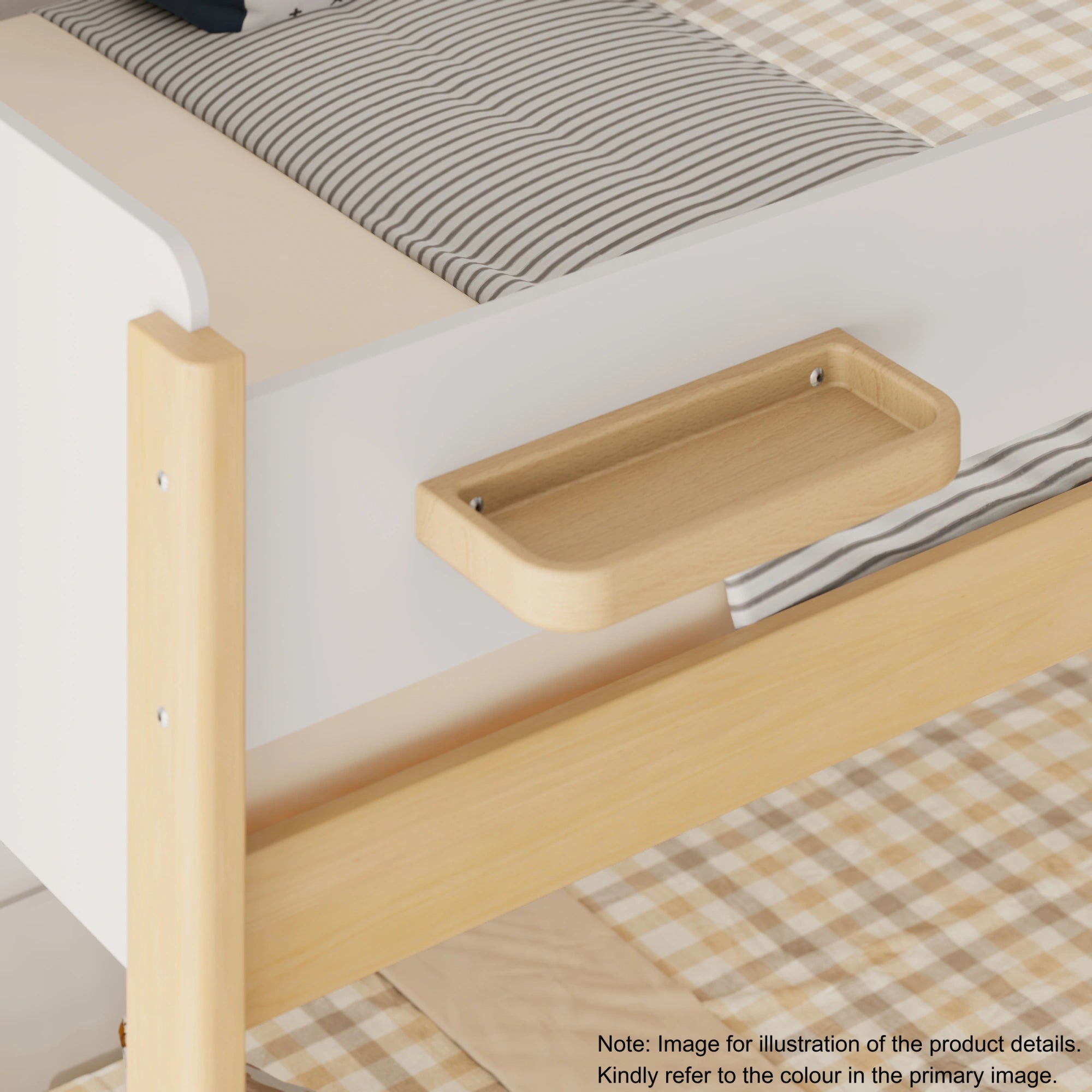 Boori Natty Kids NZ King Single Bunk Bed + Ladder, Oak