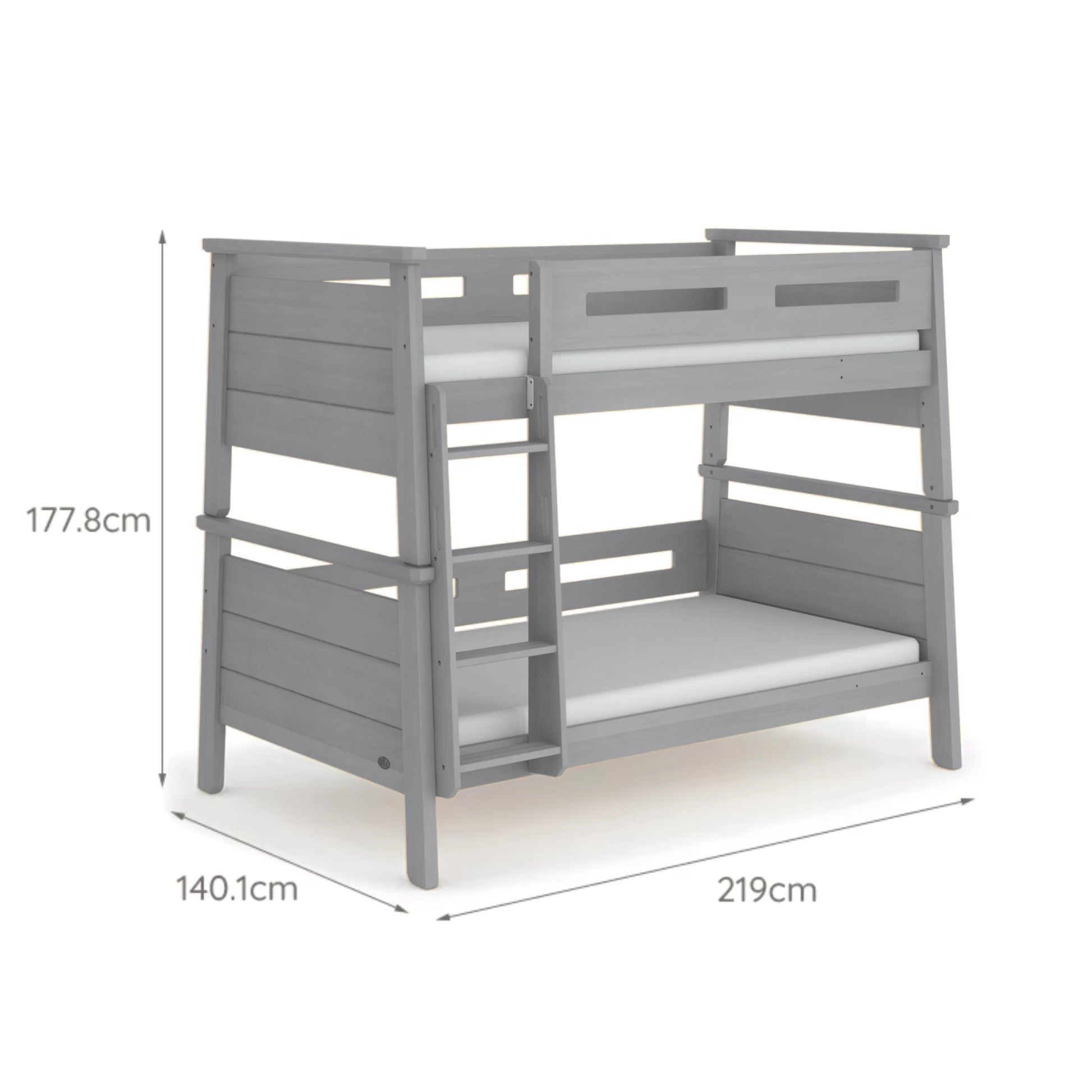 Boori Horizon Kids NZ King Single Bunk Bed, Brushed Grey