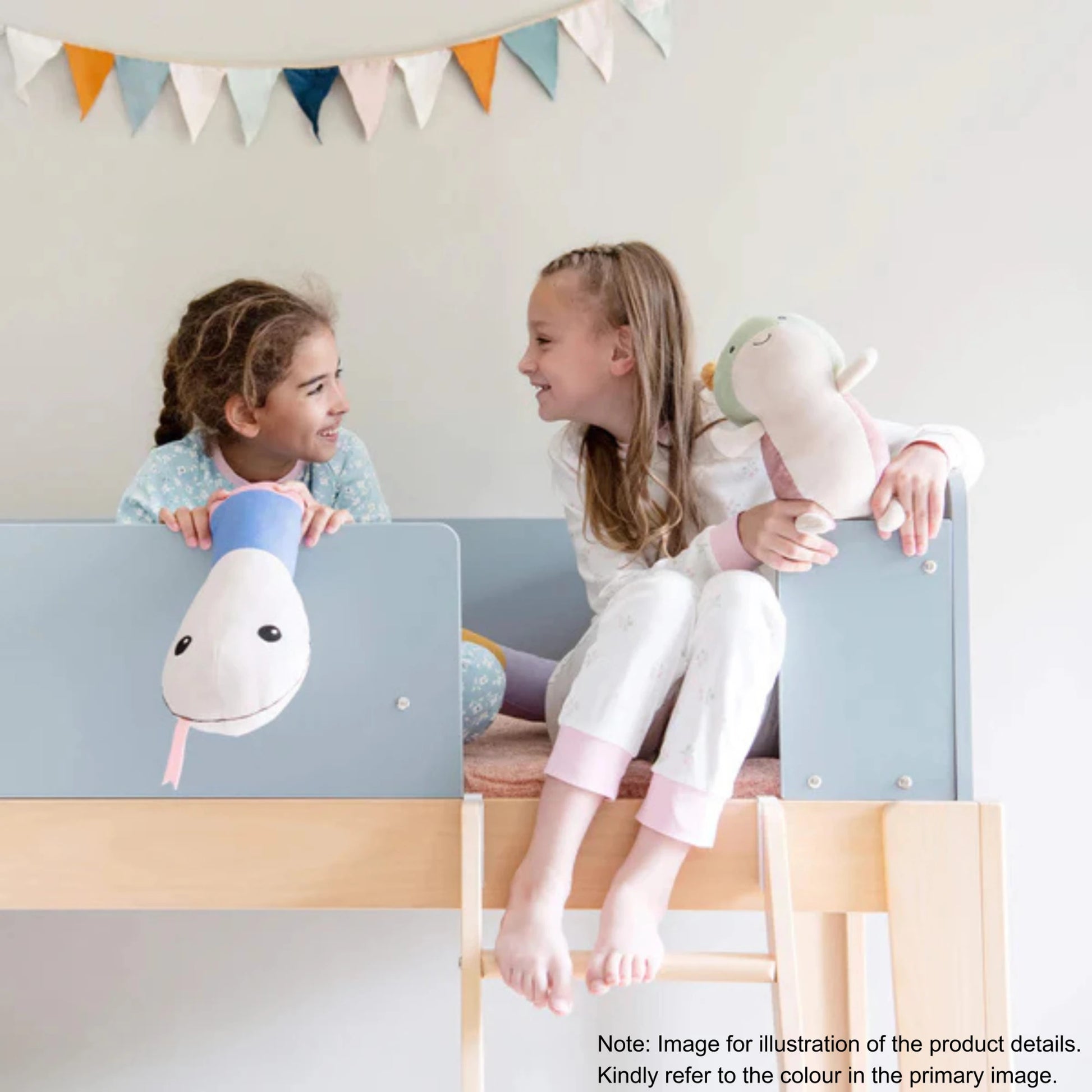 Boori Natty Kids NZ Single Bunk Bed + Ladder, Barley