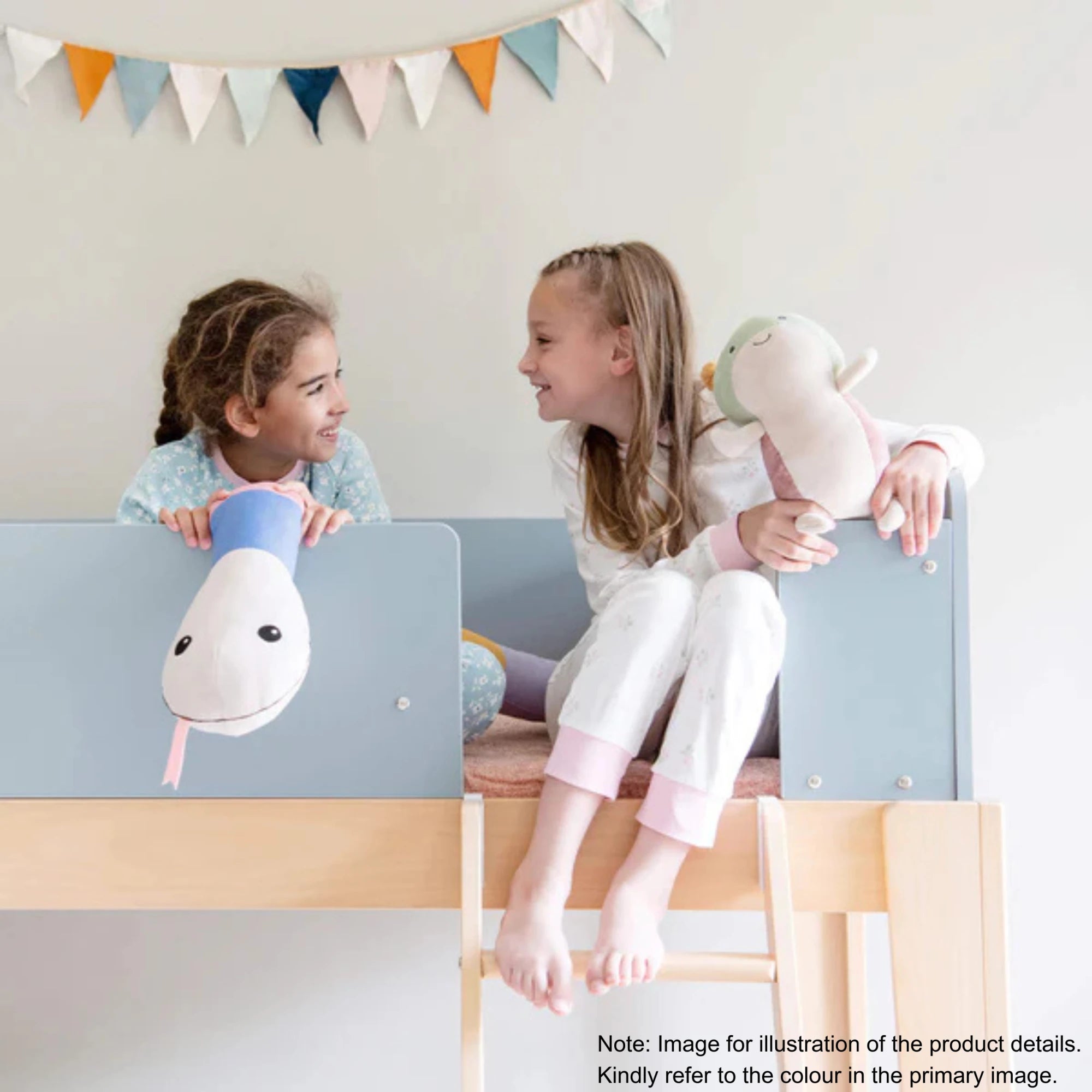 Boori Natty Kids NZ Single Bunk Bed + Ladder, Barley