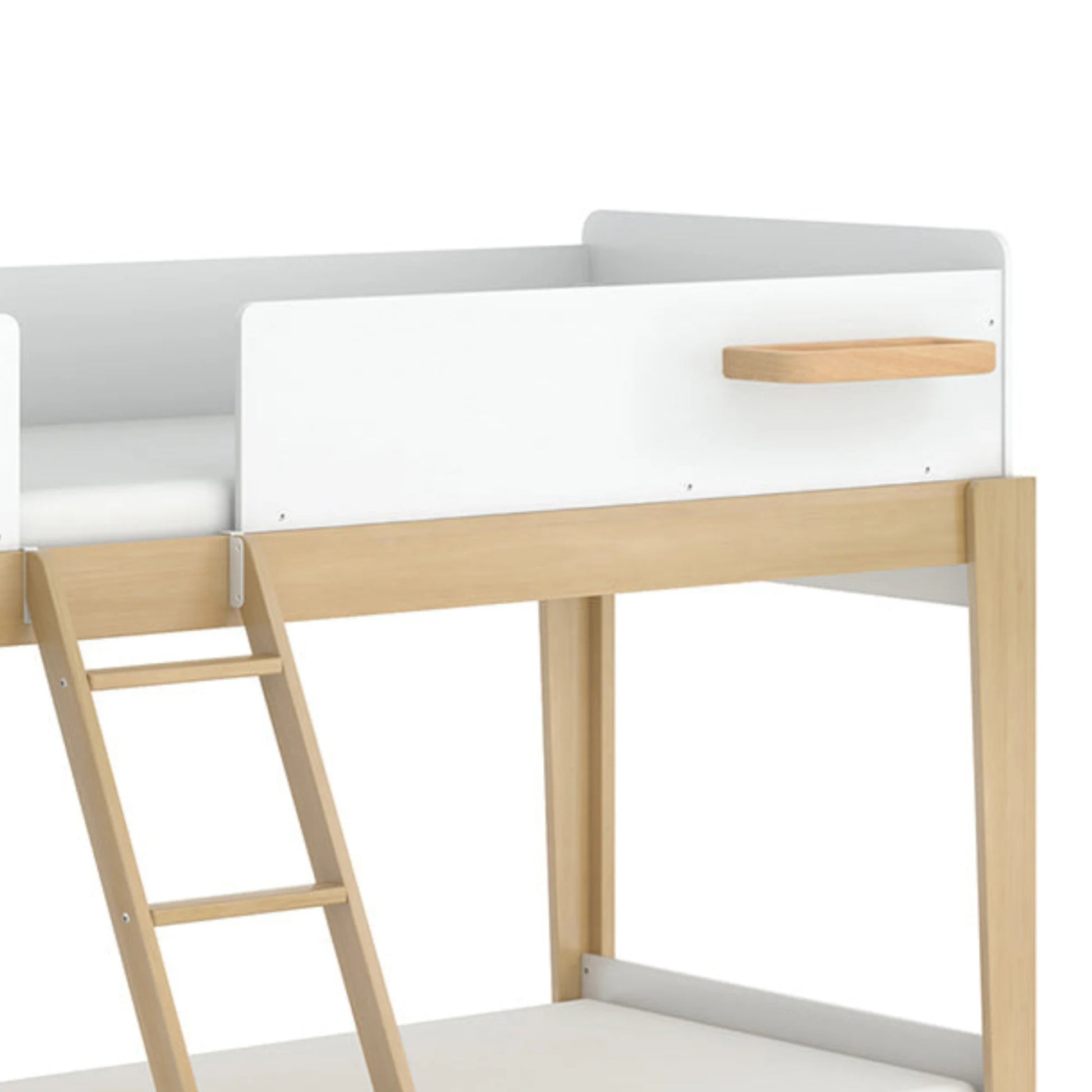 Boori Natty Kids NZ Single Bunk Bed + Ladder, Barley