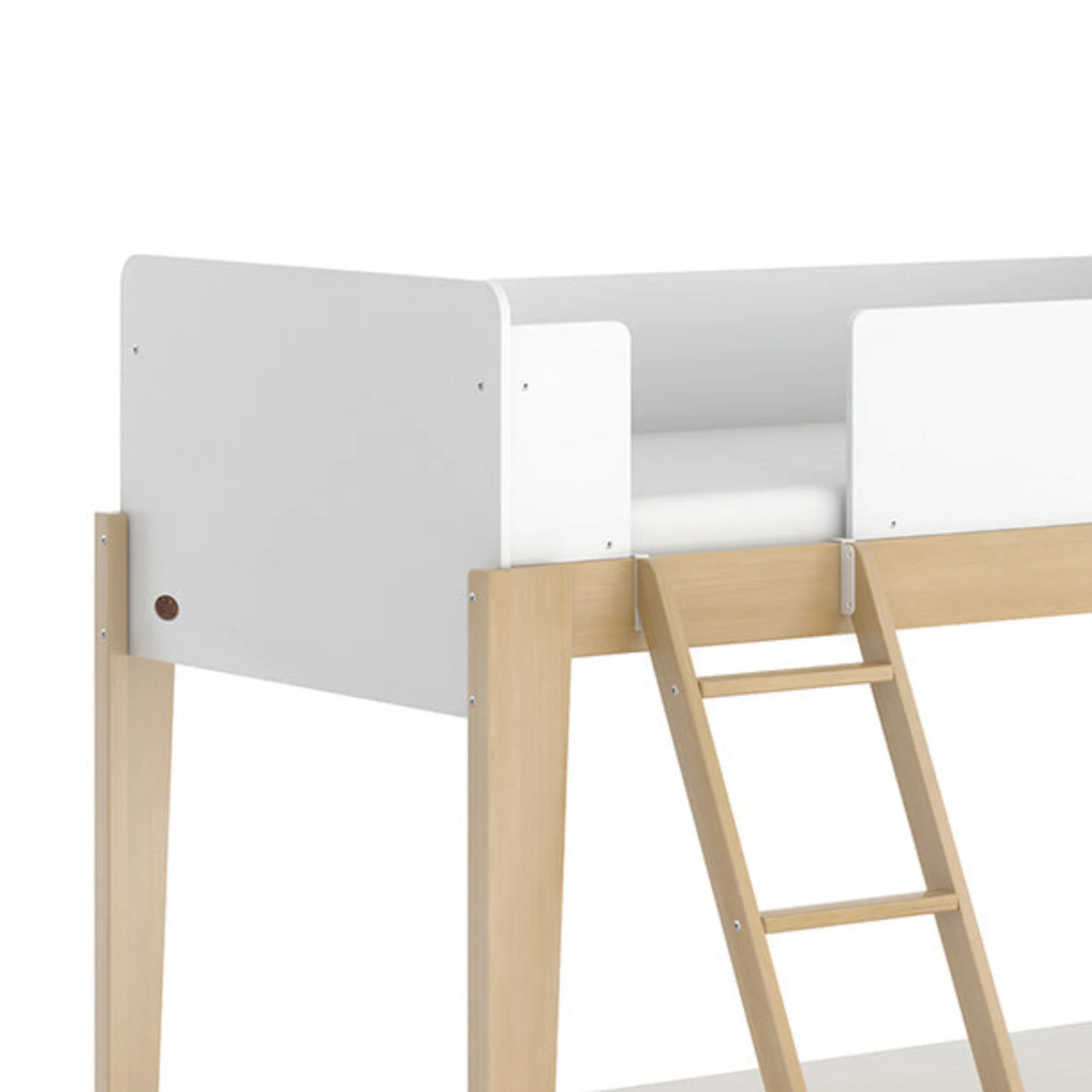 Boori Natty Kids NZ Single Bunk Bed + Ladder, Barley