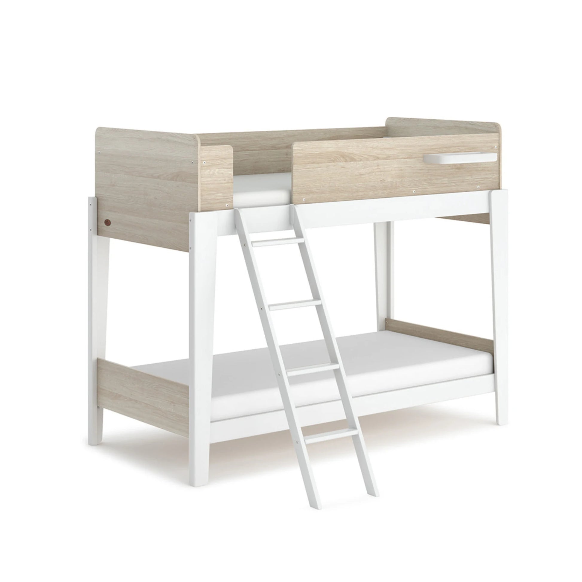Boori Natty Kids NZ Single Bunk Bed + Ladder, Oak