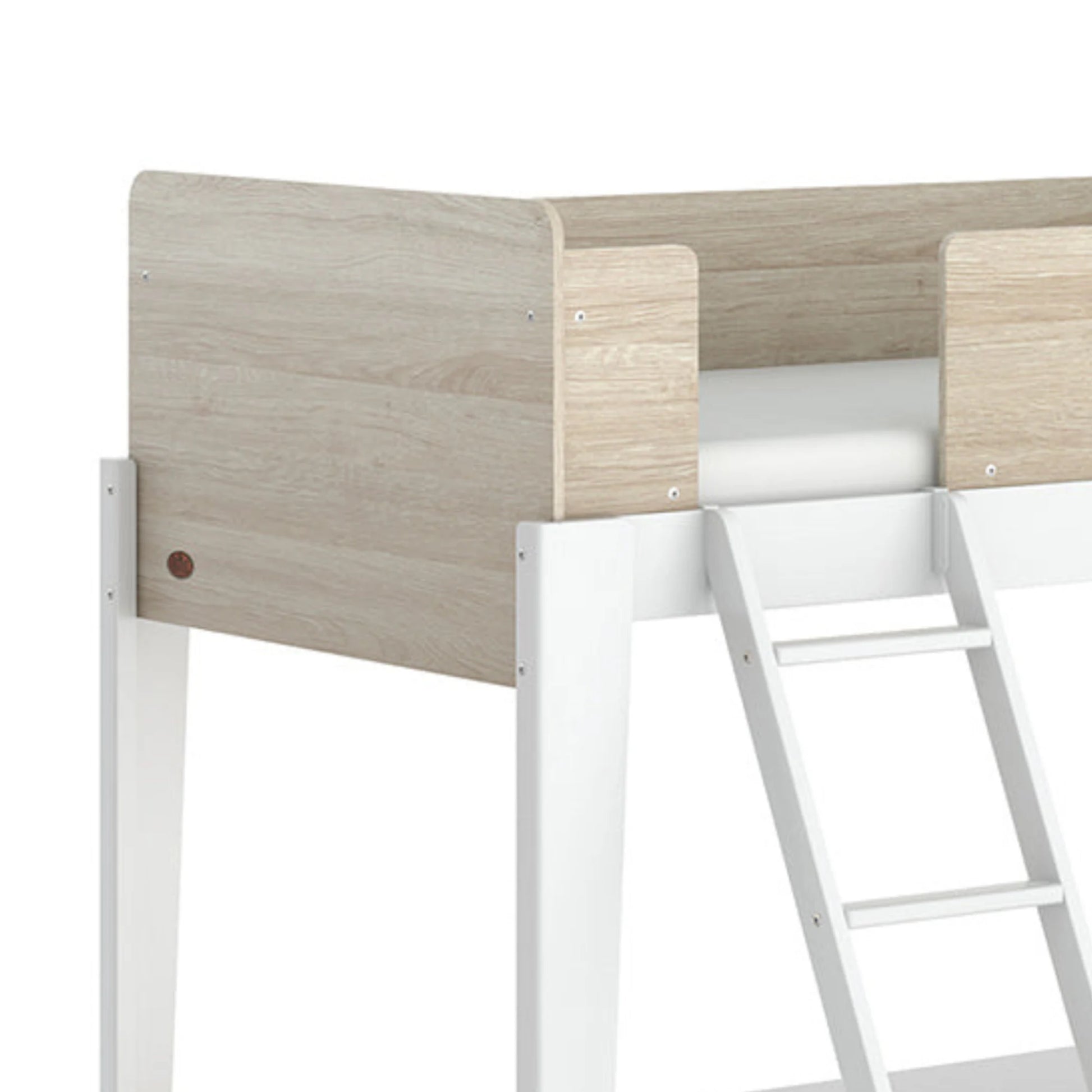 Boori Natty Kids NZ Single Bunk Bed + Ladder, Oak
