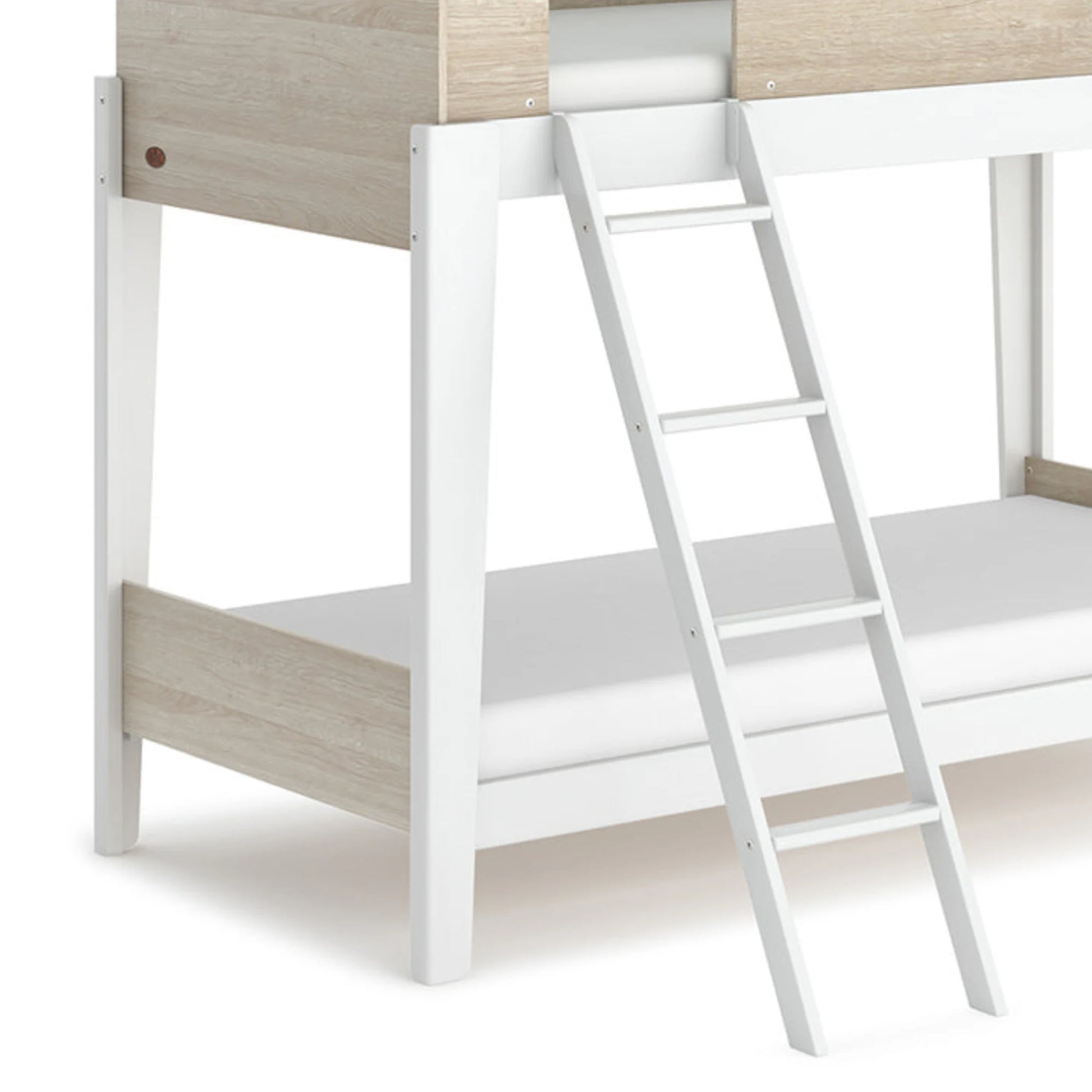 Boori Natty Kids NZ Single Bunk Bed + Ladder, Oak