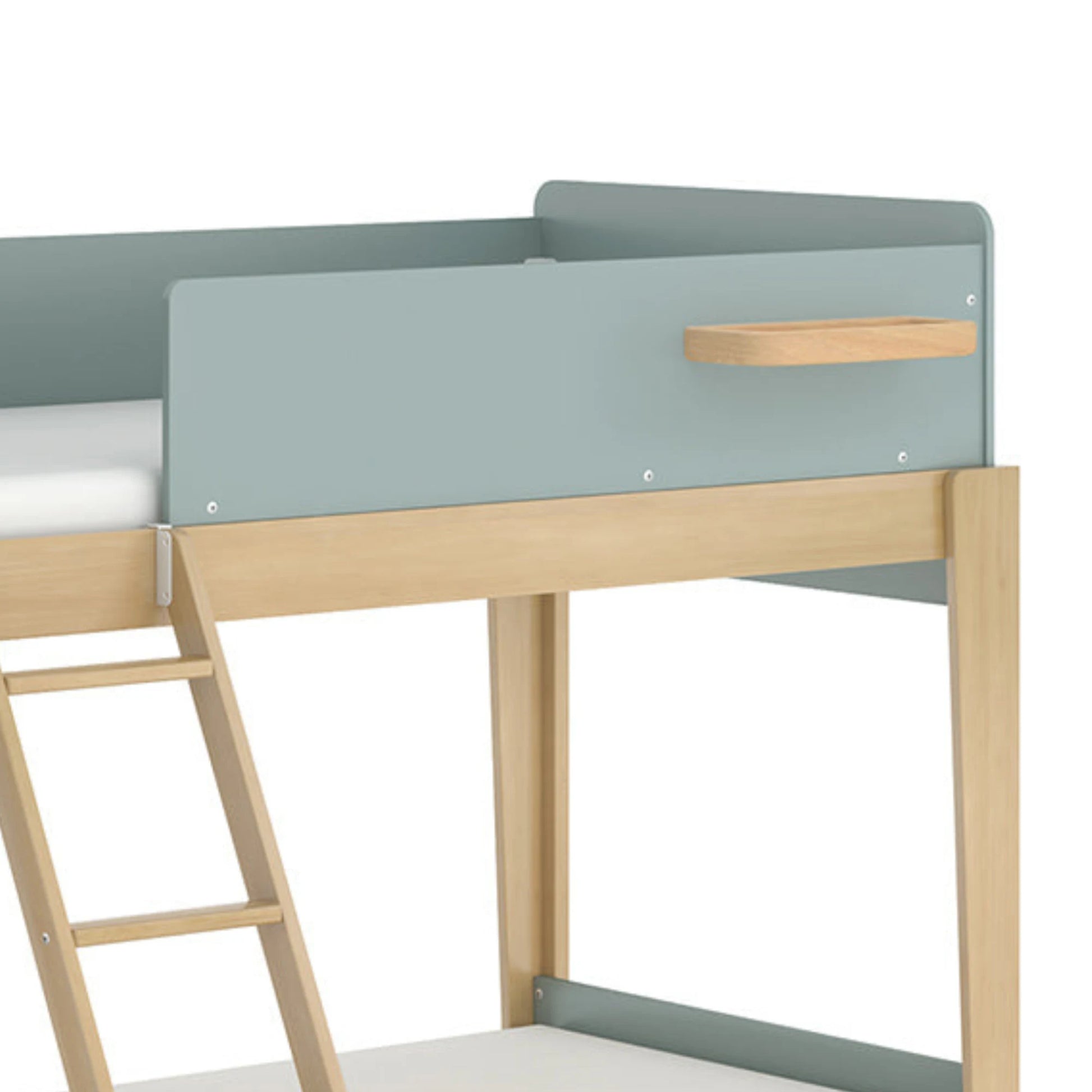 Boori Natty Kids NZ Single Bunk Bed + Ladder, Blueberry
