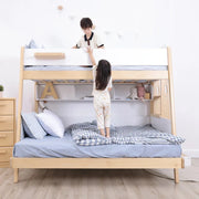 Boori Natty Kids Maxi Bunk Bed + Ladder, Barley, NZ Single