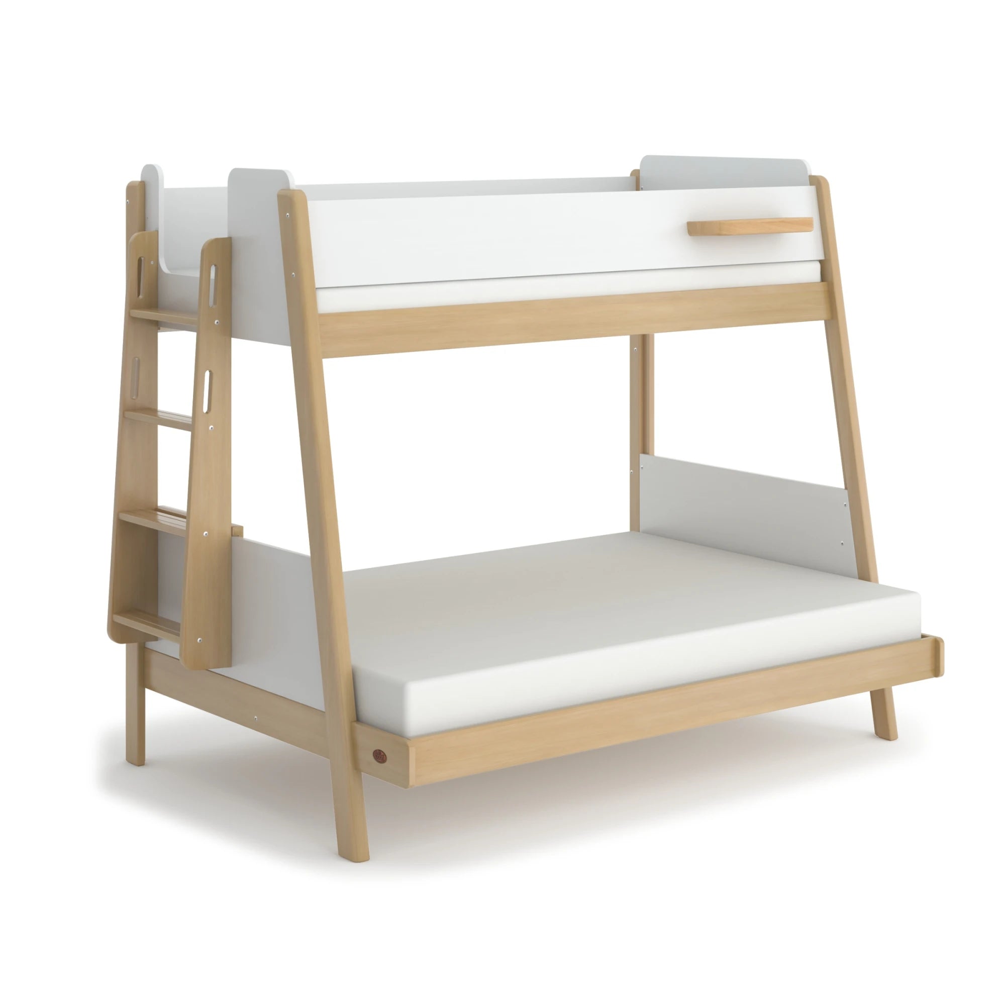 Boori Natty Kids Maxi Bunk Bed + Ladder, Barley, NZ Single