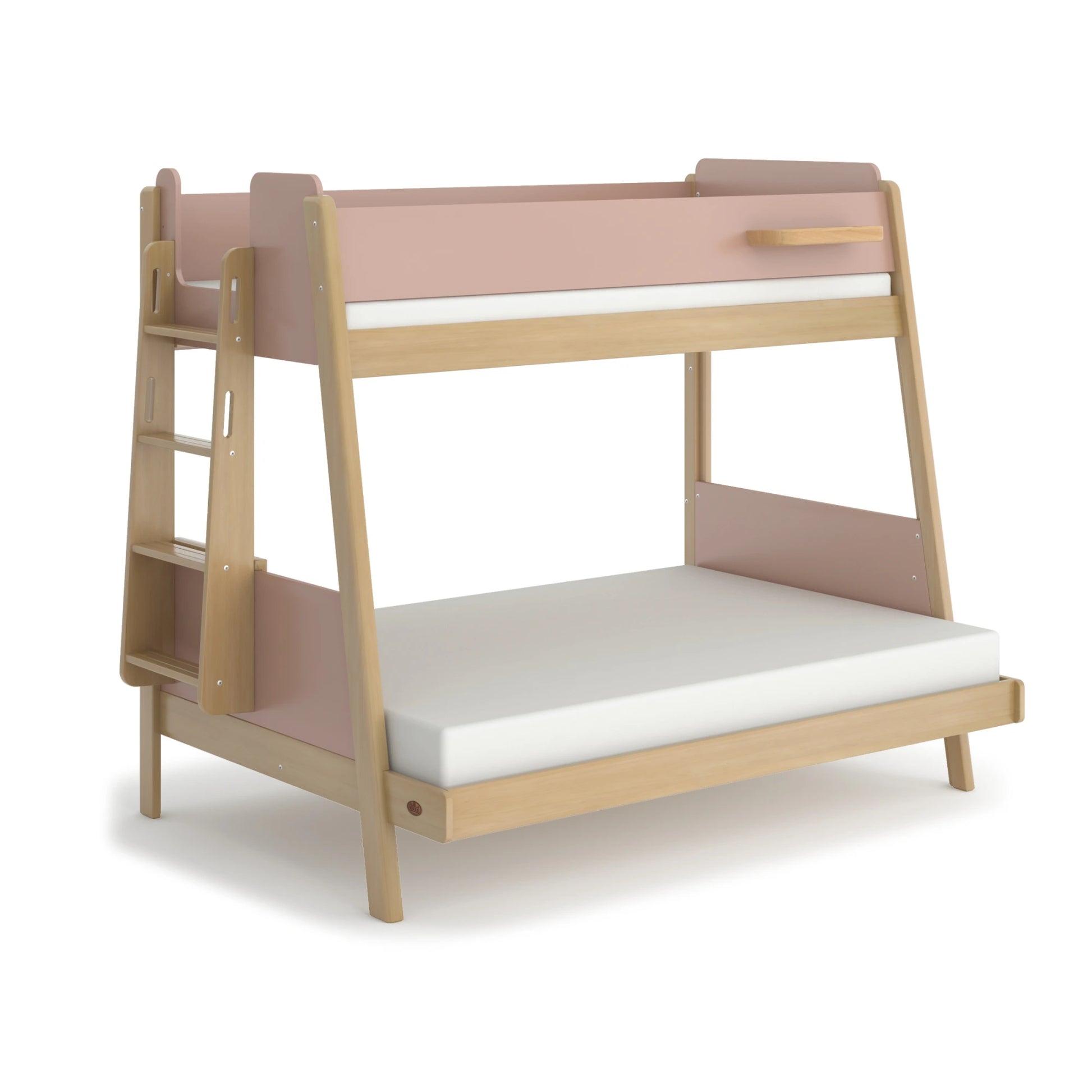 Boori Natty Kids Maxi Bunk Bed + Ladder, Cherry, NZ Single