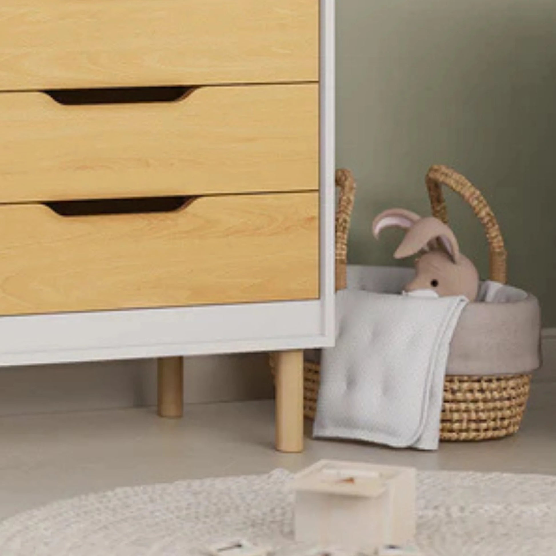 Boori Perla Kids 3 Drawer Chest + Change Tray