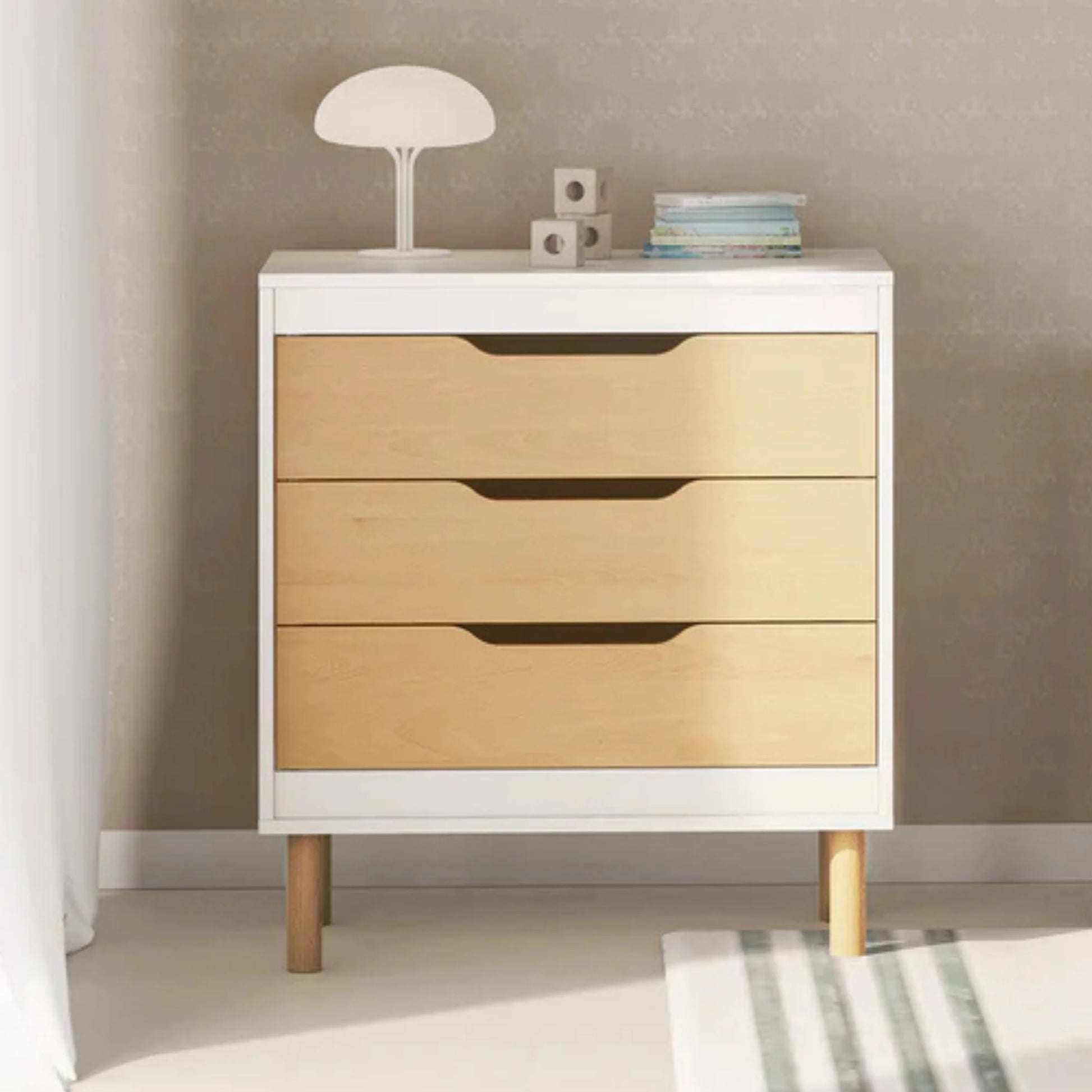 Boori Perla Kids 3 Drawer Chest + Change Tray