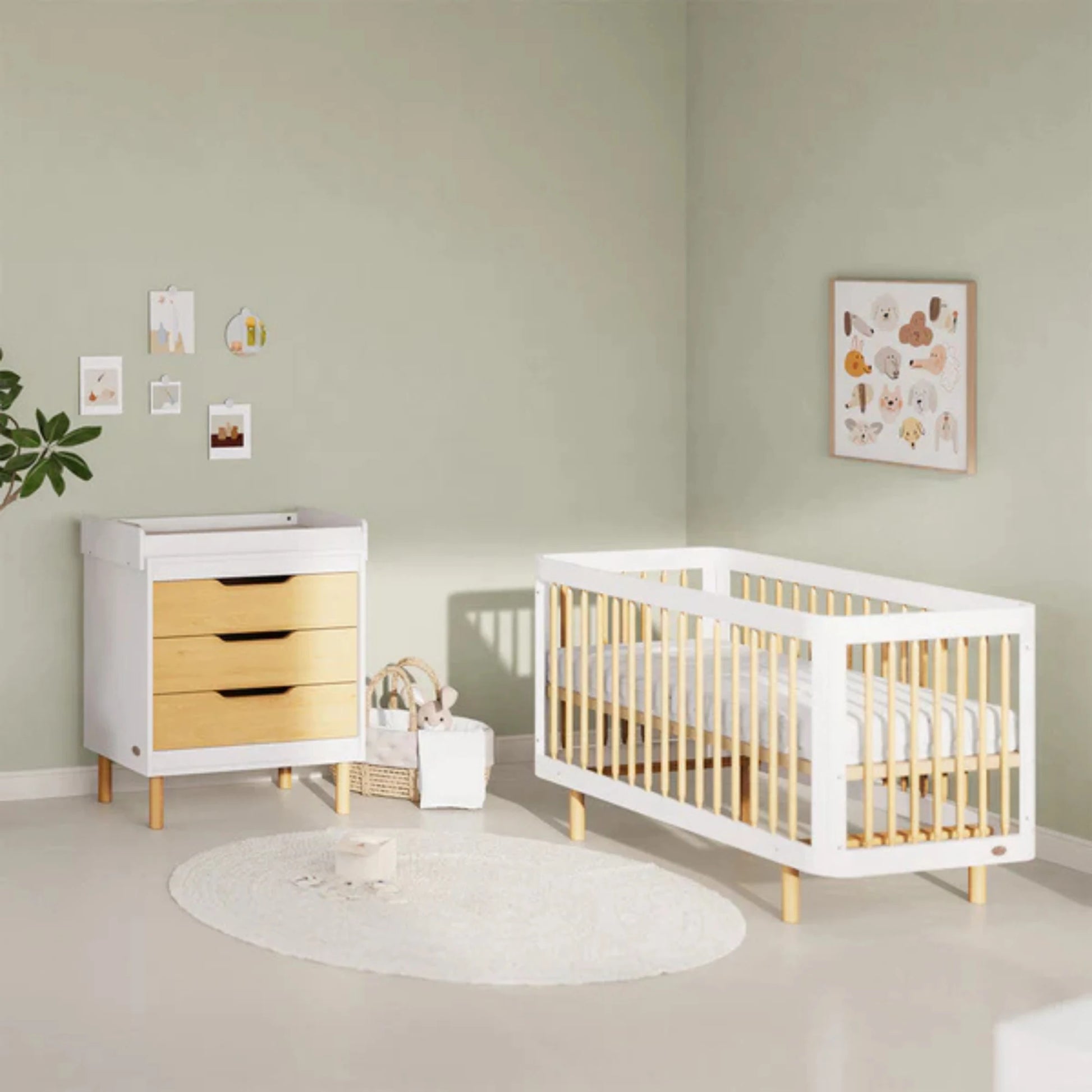 Boori Perla Kids 3 Drawer Chest + Change Tray