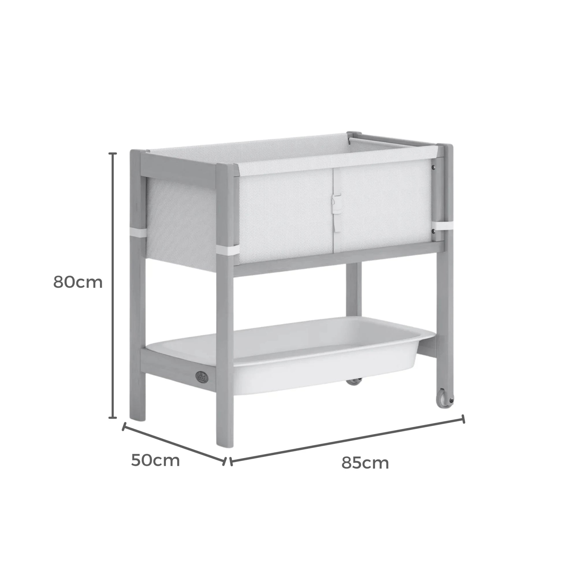 Boori Tidy Kids Bassinet/Change Table - 2 in 1, Barley White