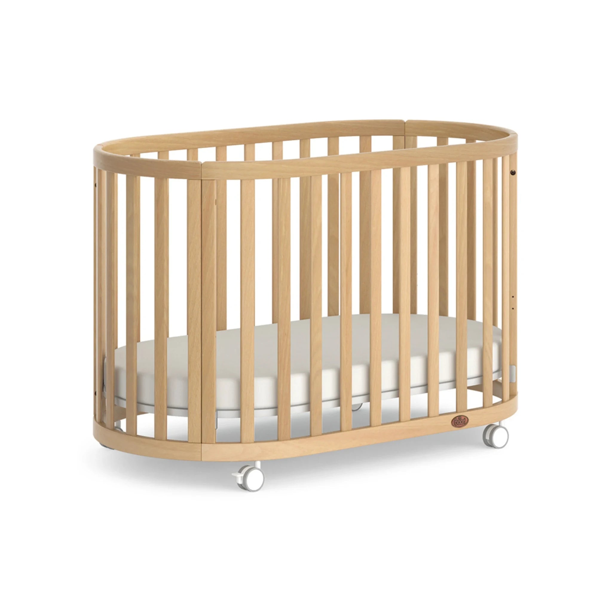 Boori Eden Kids Oval Cot V22 - Beech Wood, Beech