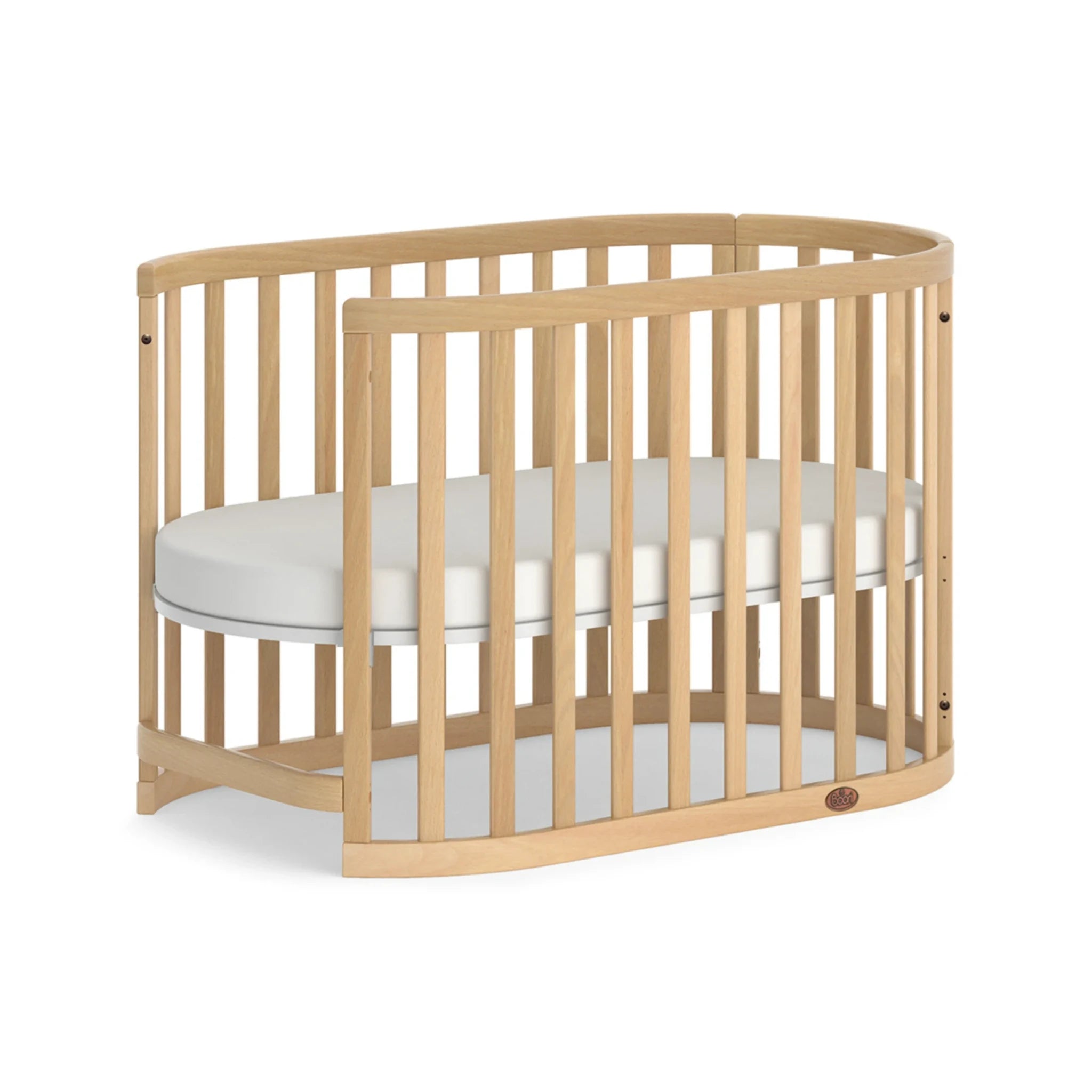 Boori Eden Kids Oval Cot V22 - Beech Wood, Beech