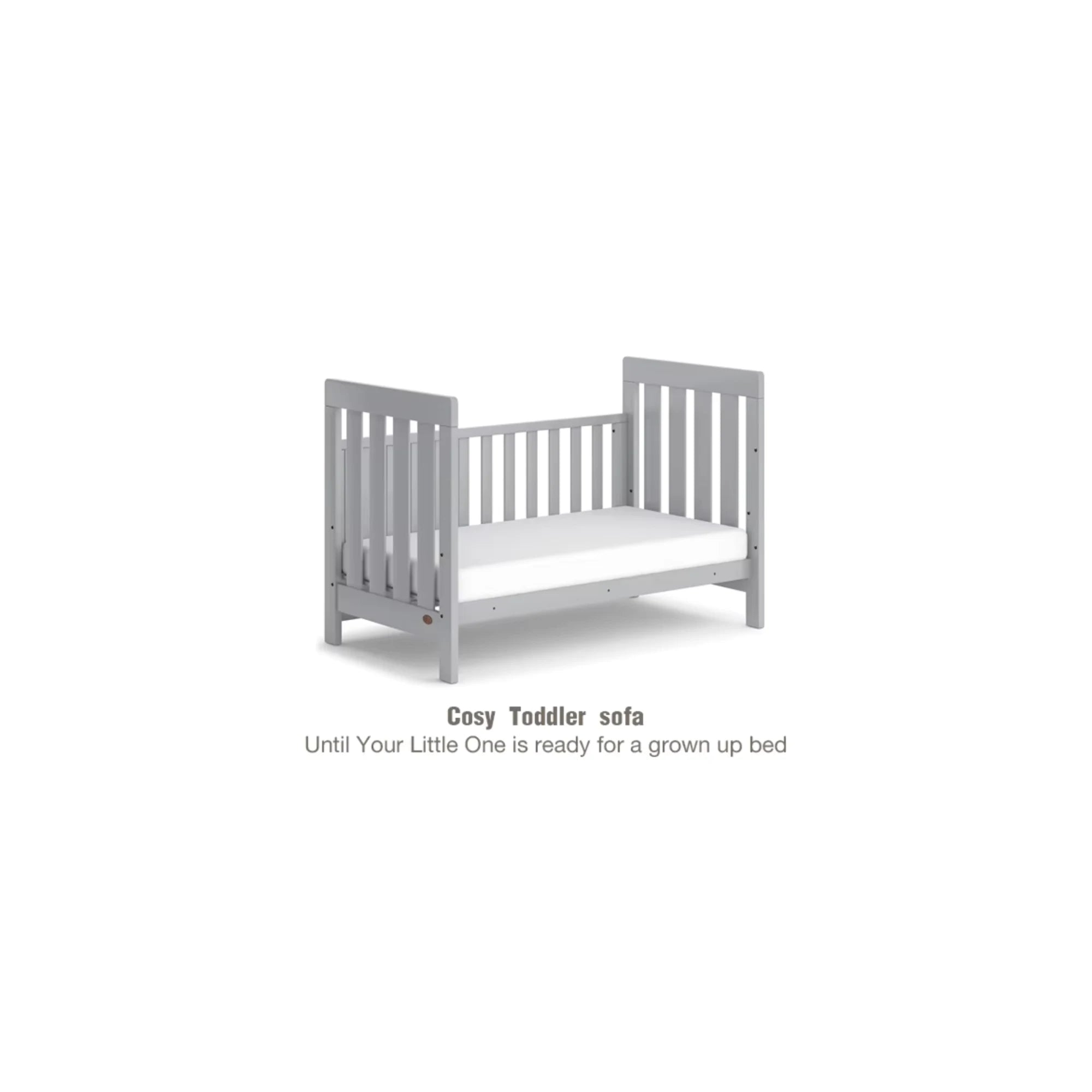 Boori Daintree Kids Baby Cot, Pebble