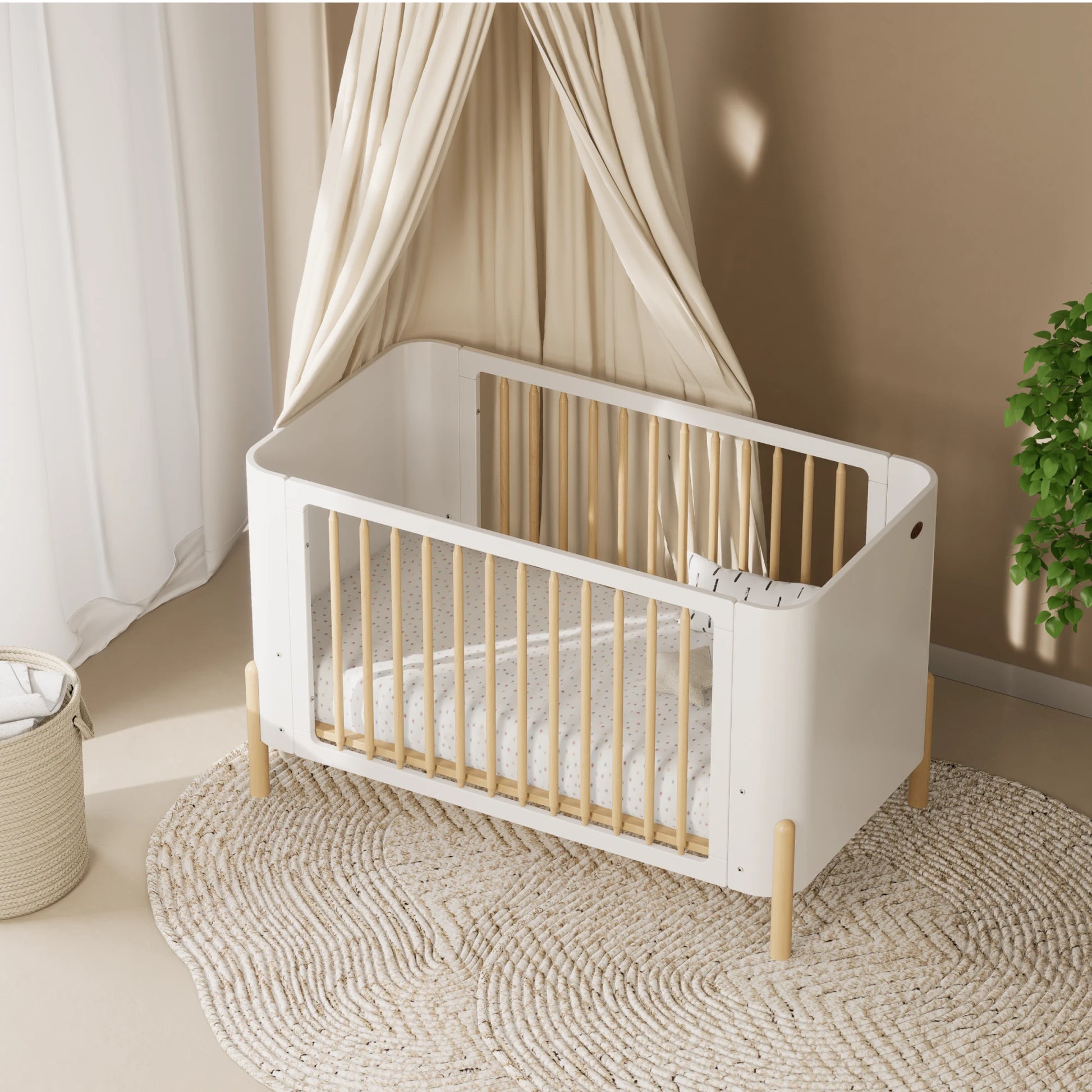 Boori Nova Kids Baby Cot, Barley