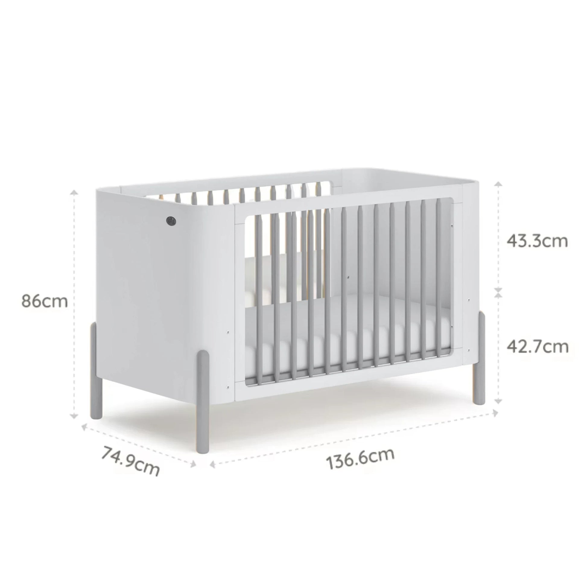 Boori Nova Kids Baby Cot, Blueberry