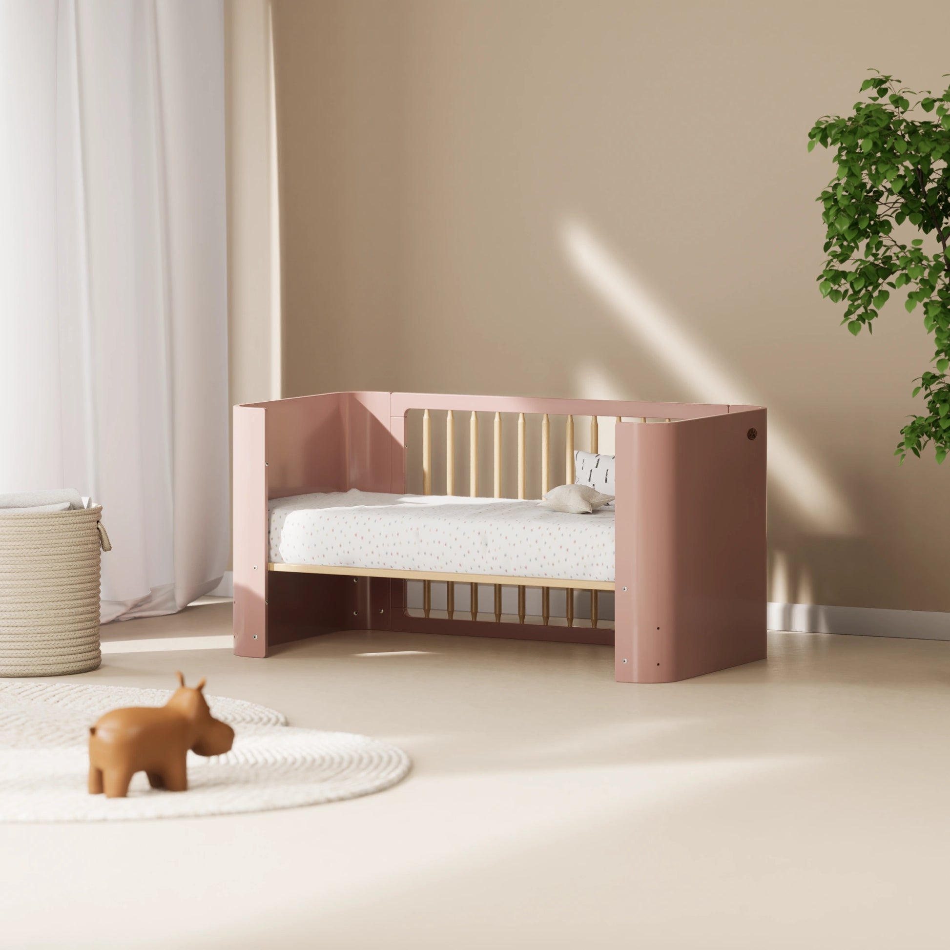 Boori Nova Kids Baby Cot, Cherry