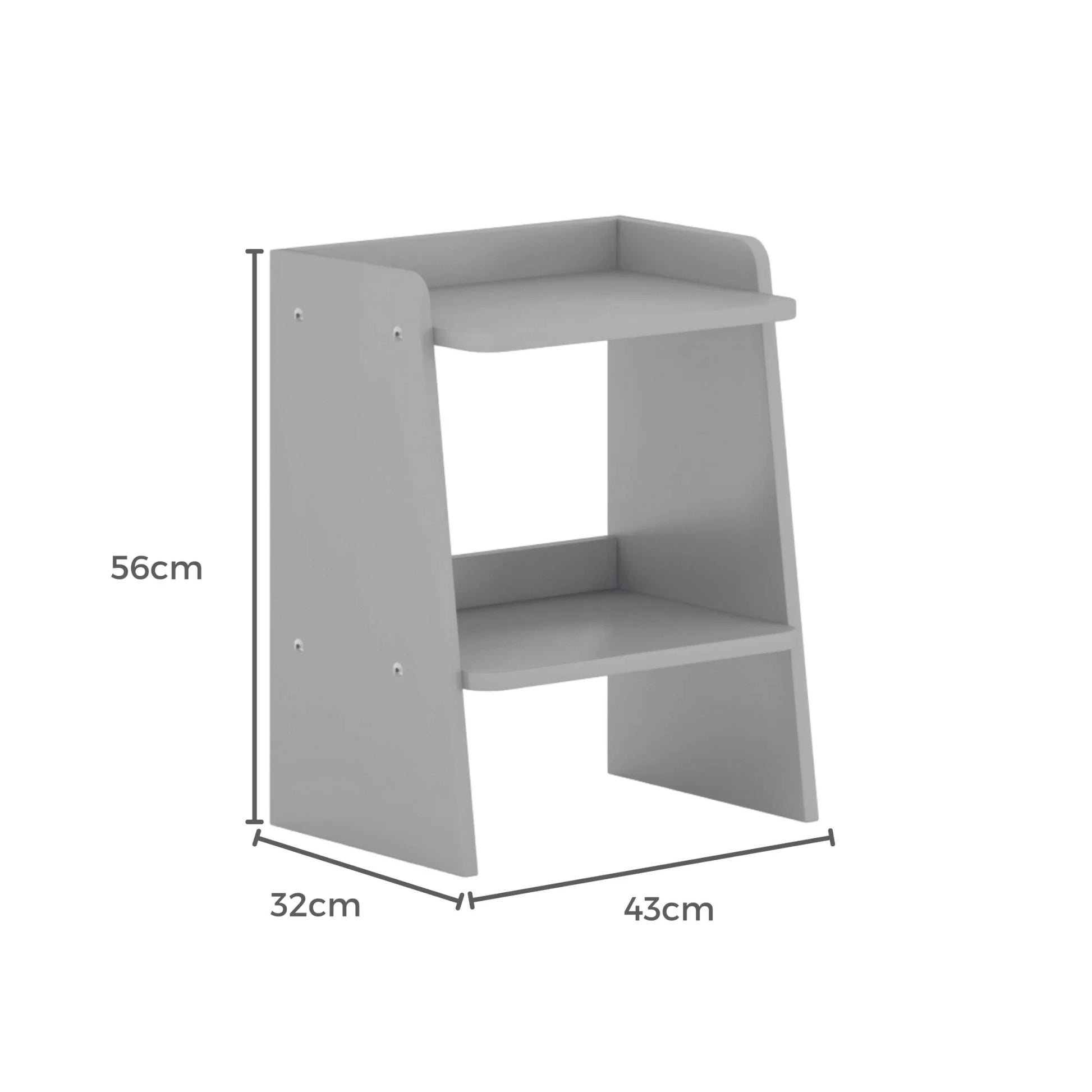 Boori Neat Kids Bedside Stand, Barley