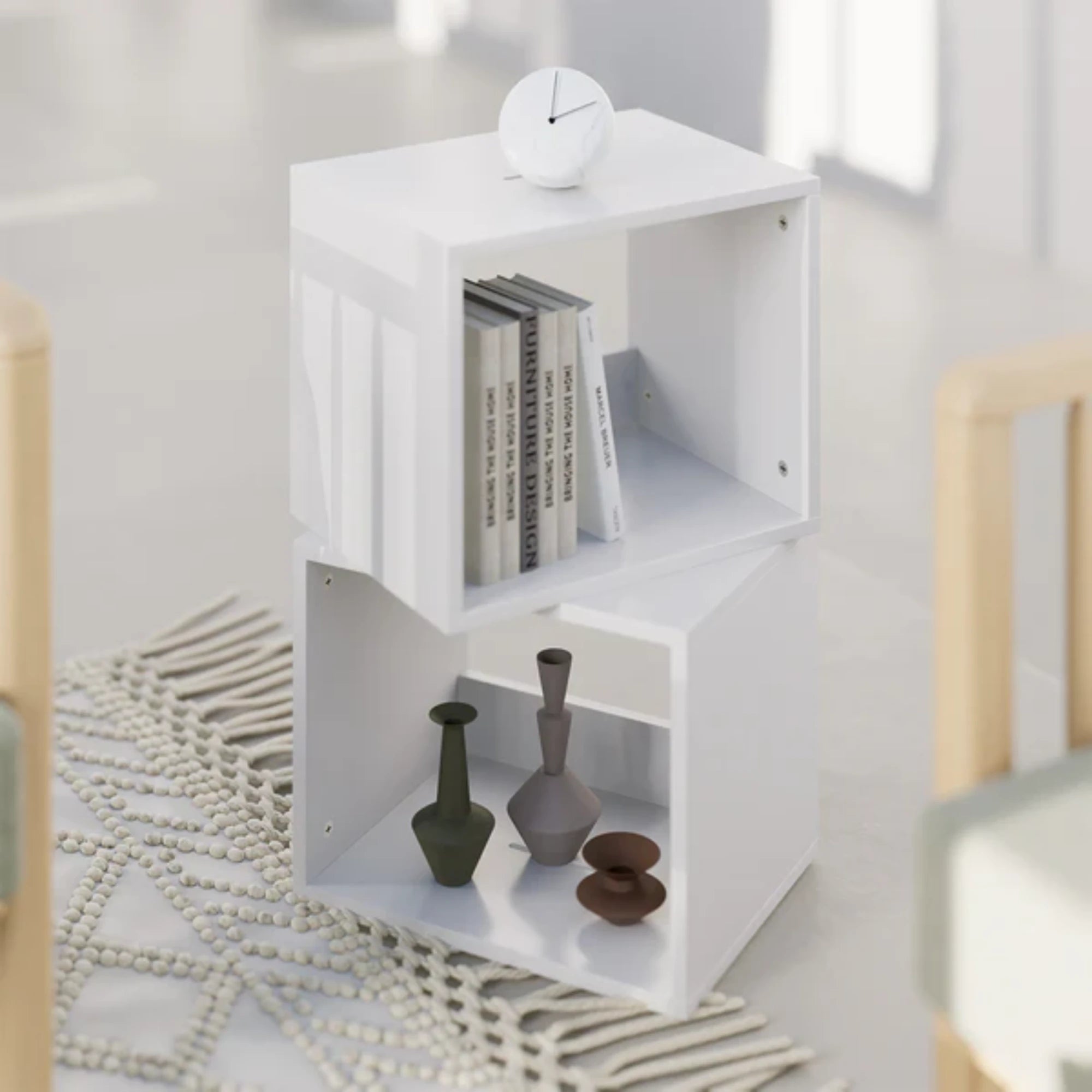 Boori Neat Kids Modular Box 2pk, Barley White