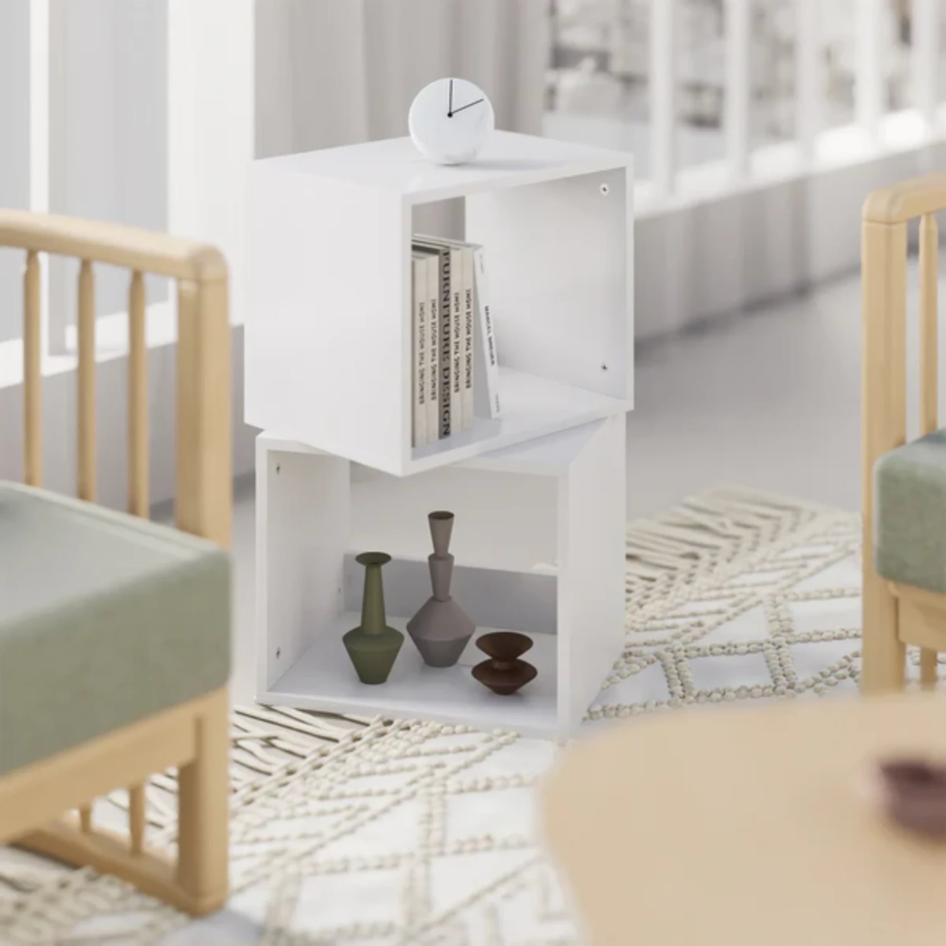 Boori Neat Kids Modular Box 2pk, Barley White